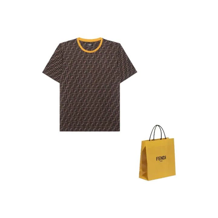 Fendi Fendi Colorful Logo Short Sleeve T-Shirt 0079 Size US XL / EU 56 / 4 - 1 Thumbnail