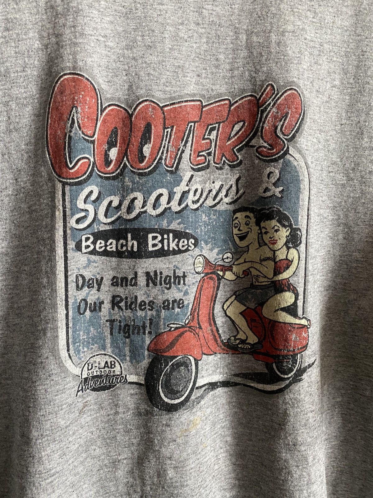 Vintage 00s Cooters & Scooters Funny Humor Tee Size US XL / EU 56 / 4 - 2 Thumbnail