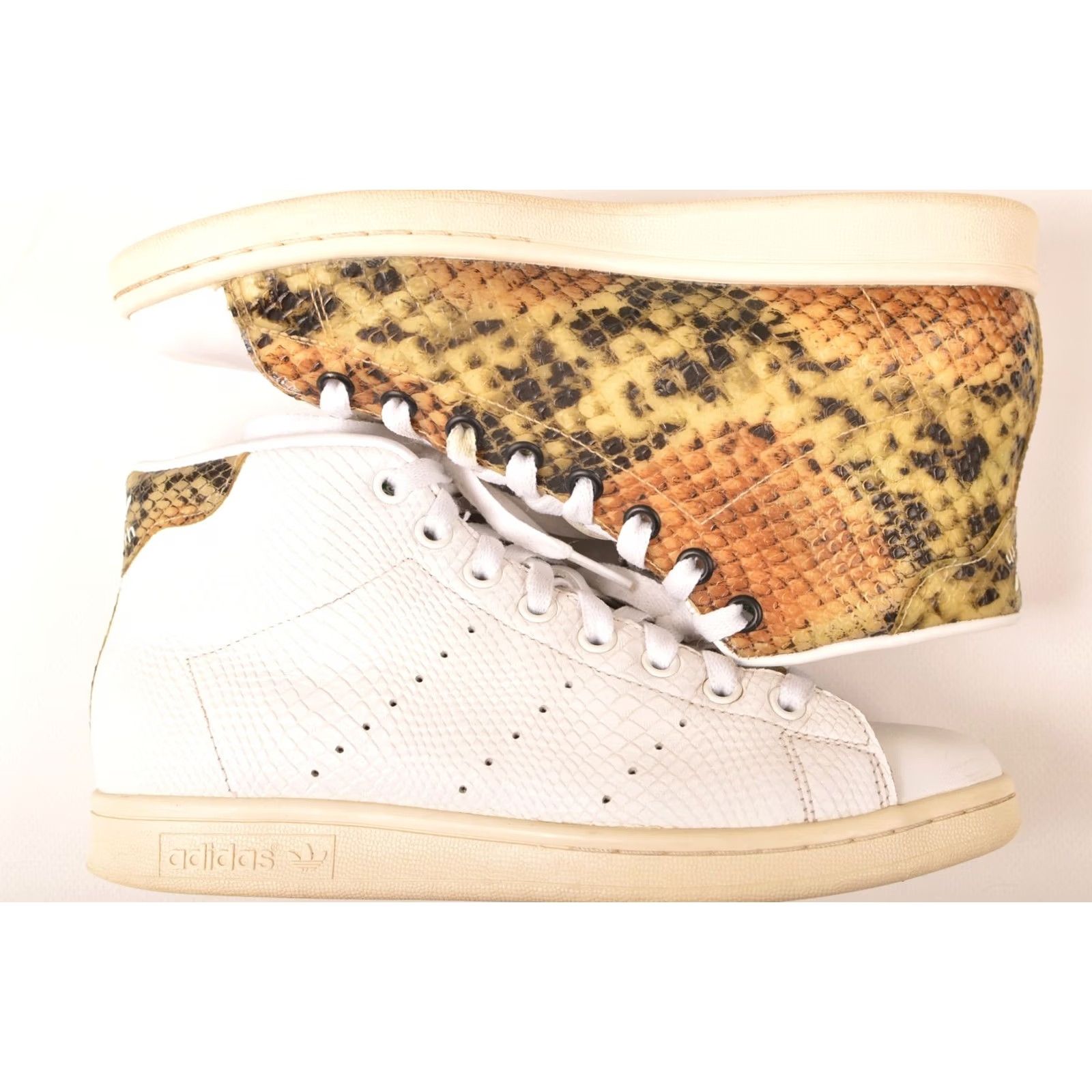 Adidas Adidas Stan Smith Mid Snakeskin Sneakers Trainers S77451 Size 38 Mens Leather White Size US 5 / EU 37 - 7 Thumbnail