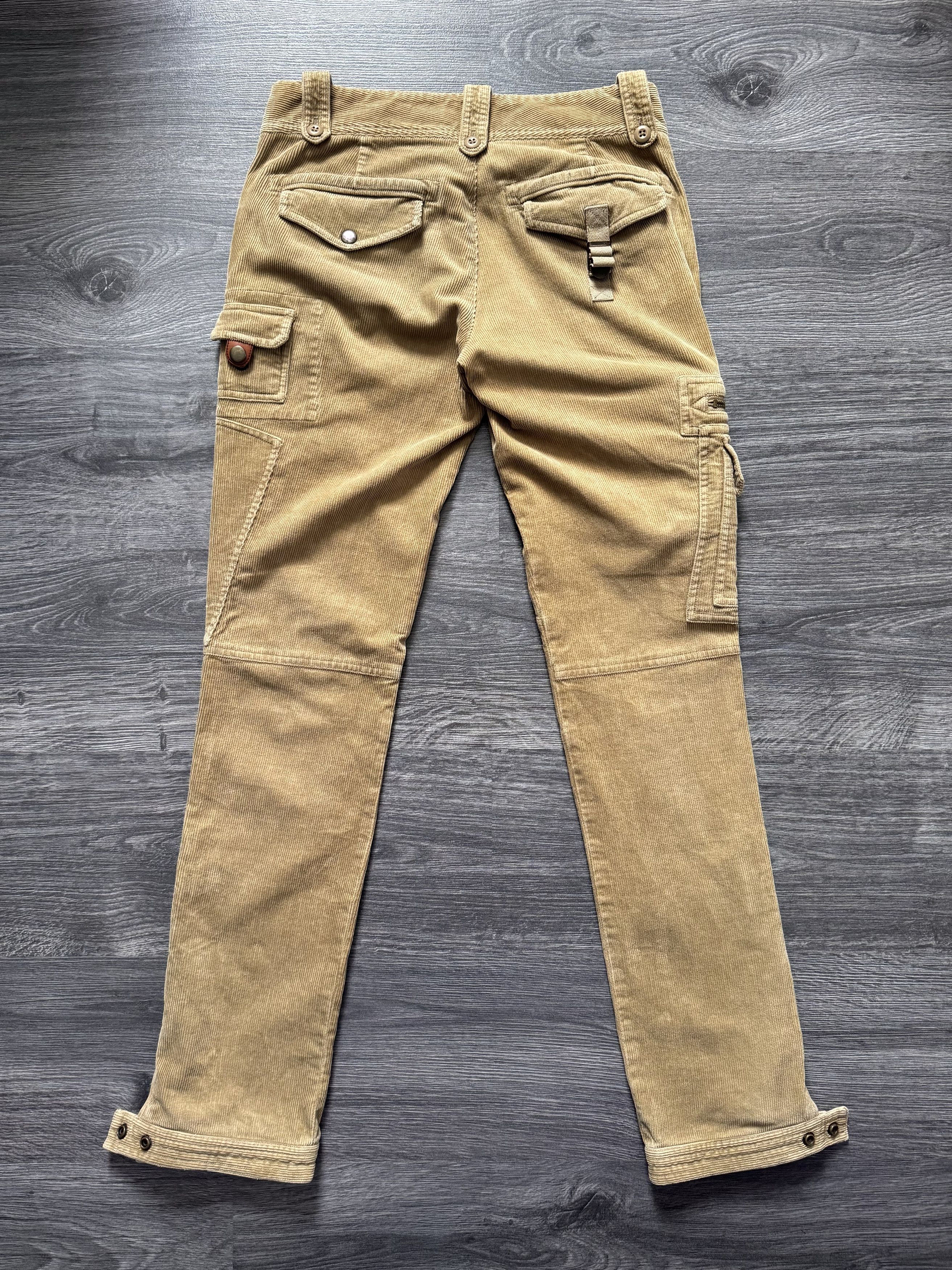 Polo Ralph Lauren Vintage 90s Polo Ralph Lauren Tactical Corduroy Flare Pants Size 26" / US 2 / IT 38 - 4 Thumbnail