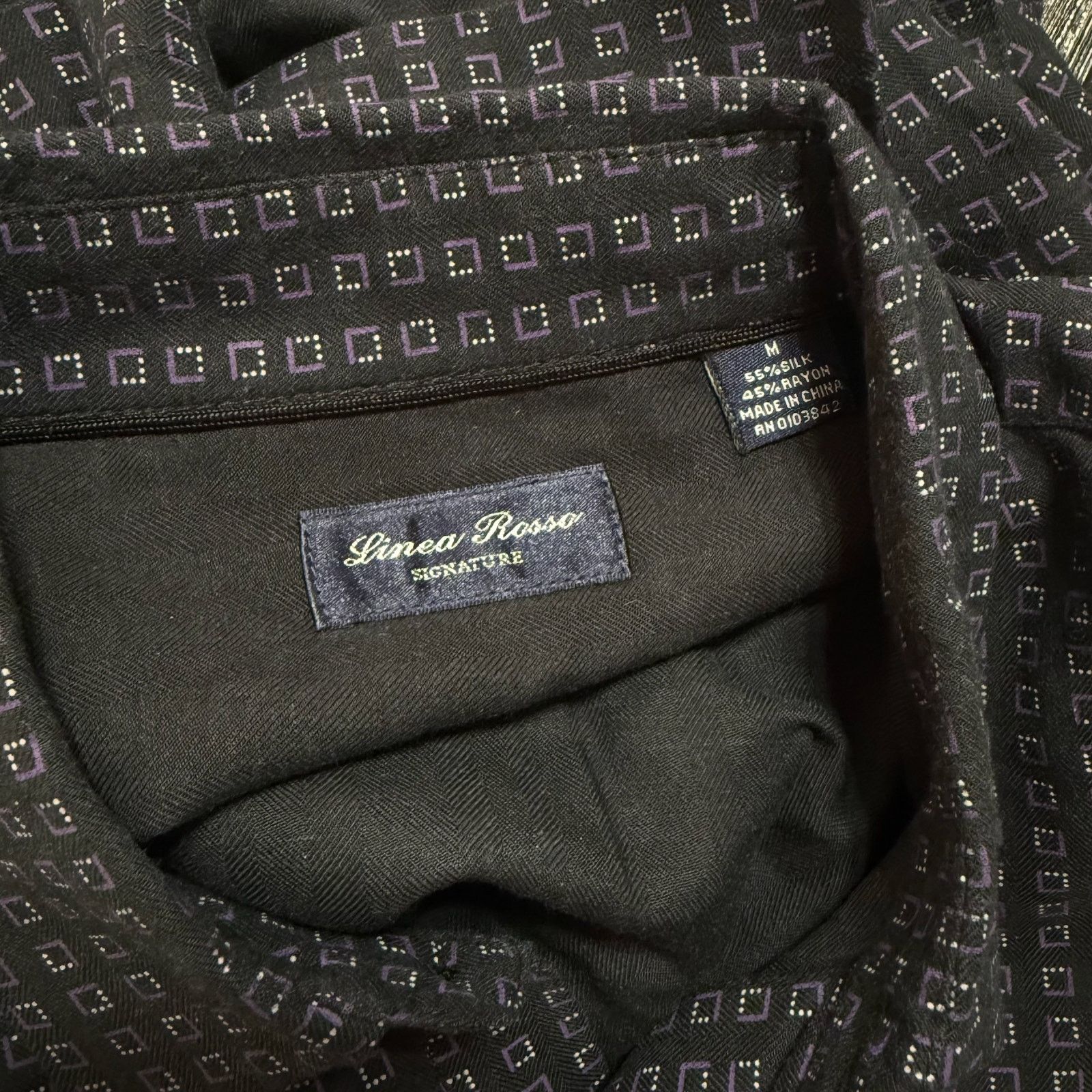 Other Linea Rossa Signature Patterned Button-Down Shirt | Sz M Size US M / EU 48-50 / 2 - 6 Thumbnail
