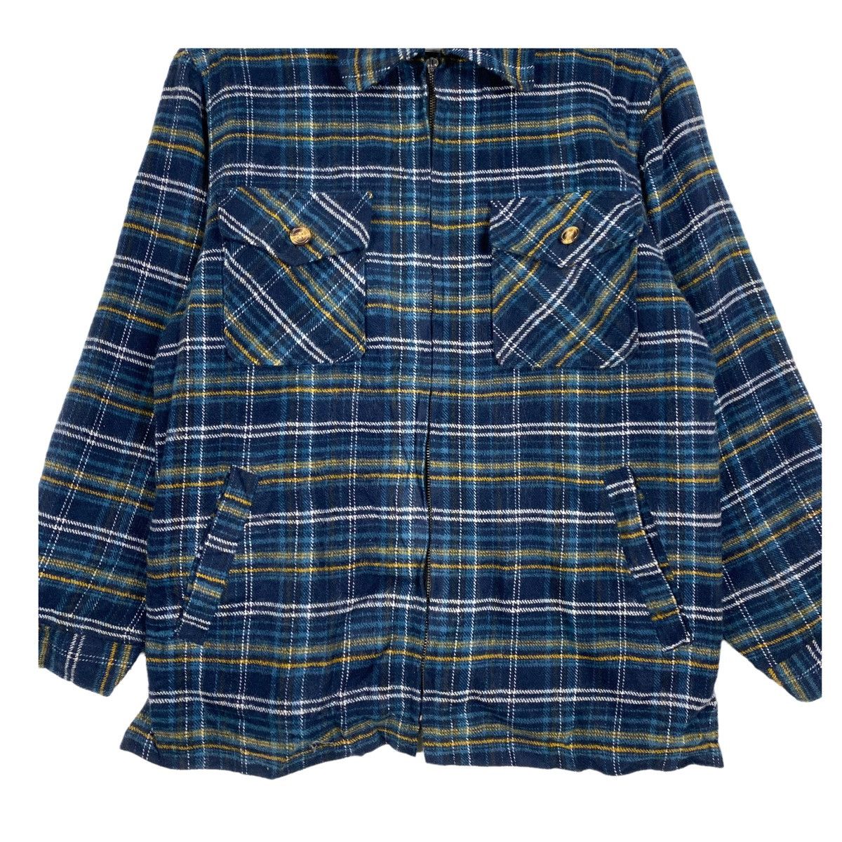 Japanese Brand × Vintage 💥GARAM DEBUTANT TARTAN WORKER RETRO JACKET Size US M / EU 48-50 / 2 - 5 Thumbnail