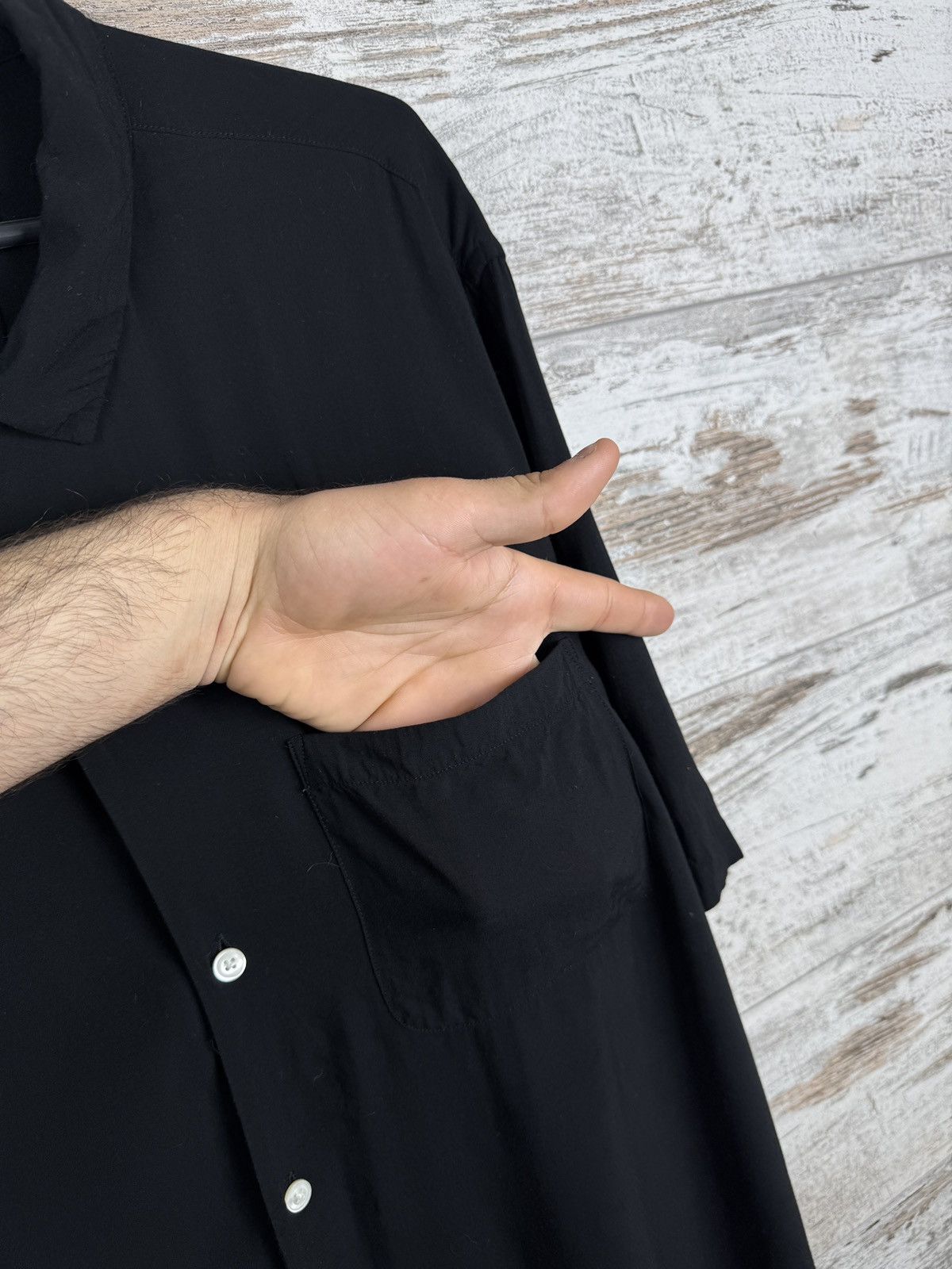 Allsaints Allsaints Black Oblivion Hawaiian Shirts The Nowhere Times Size US M / EU 48-50 / 2 - 6 Thumbnail