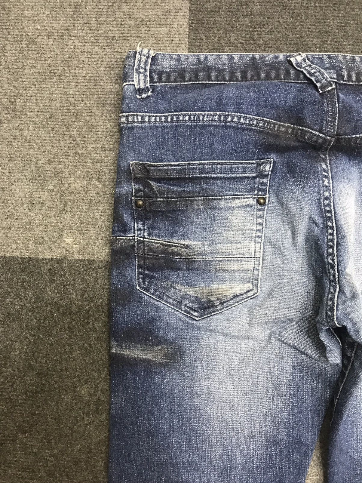 Tornado Mart Tornado Mart Japan Claw Mark Fades Denim F277 Size US 33 - 11 Thumbnail