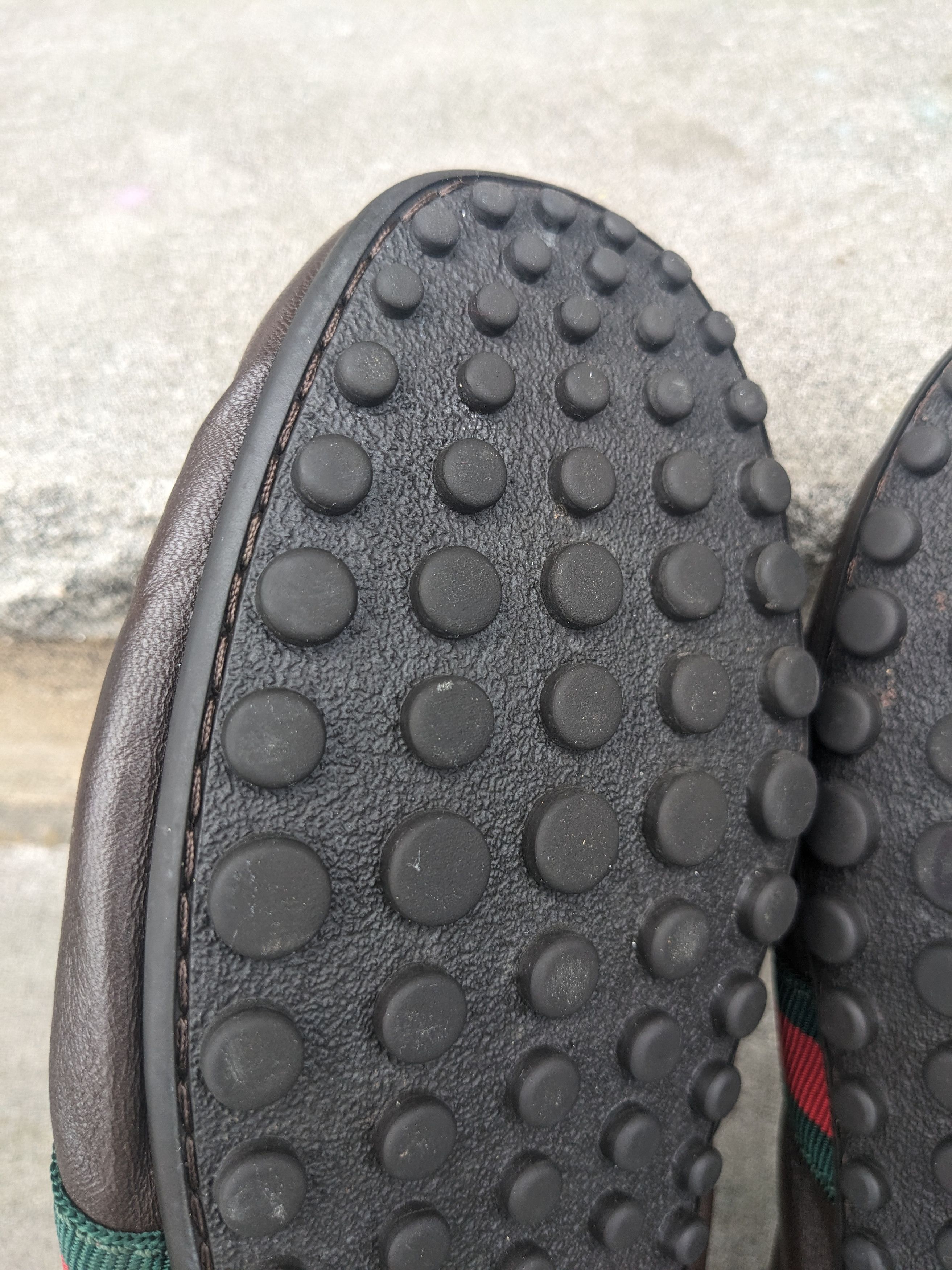 Designer × Gucci Gucci Mens Nappa Moorea Pesante Driving Loafers Size 9 Size US 9 / EU 42 - 13 Thumbnail