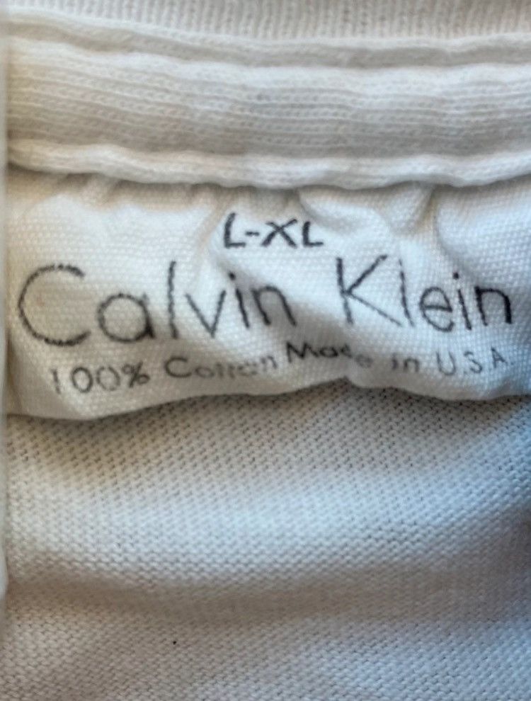 Calvin Klein Vintage Made in USA Calvin Klein single stitch t shirt Size US L / EU 52-54 / 3 - 4 Thumbnail