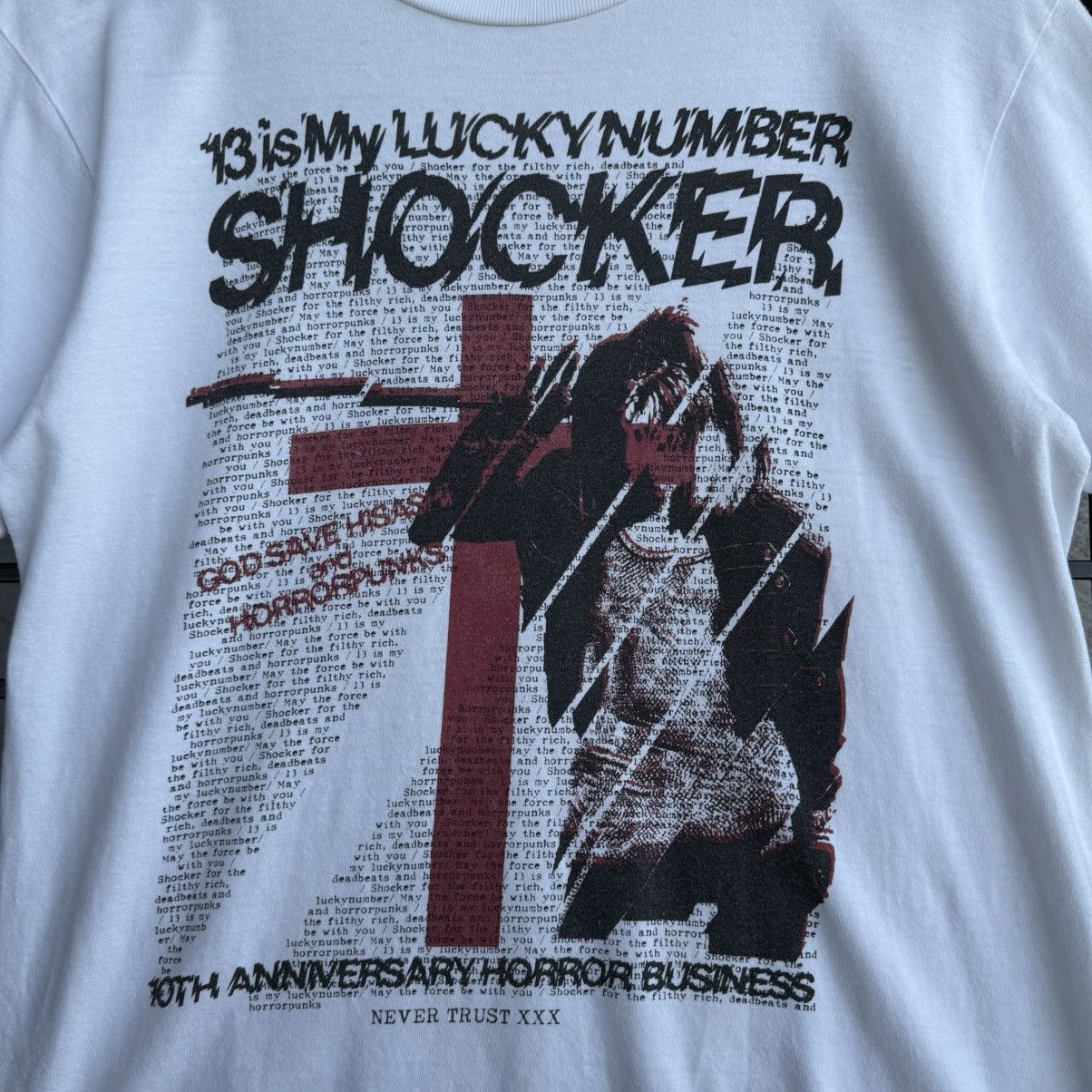 Japanese Brand Grunge Trash Distress Shocker 19th Anniversary HorrorPunk Size US S / EU 44-46 / 1 - 6 Thumbnail