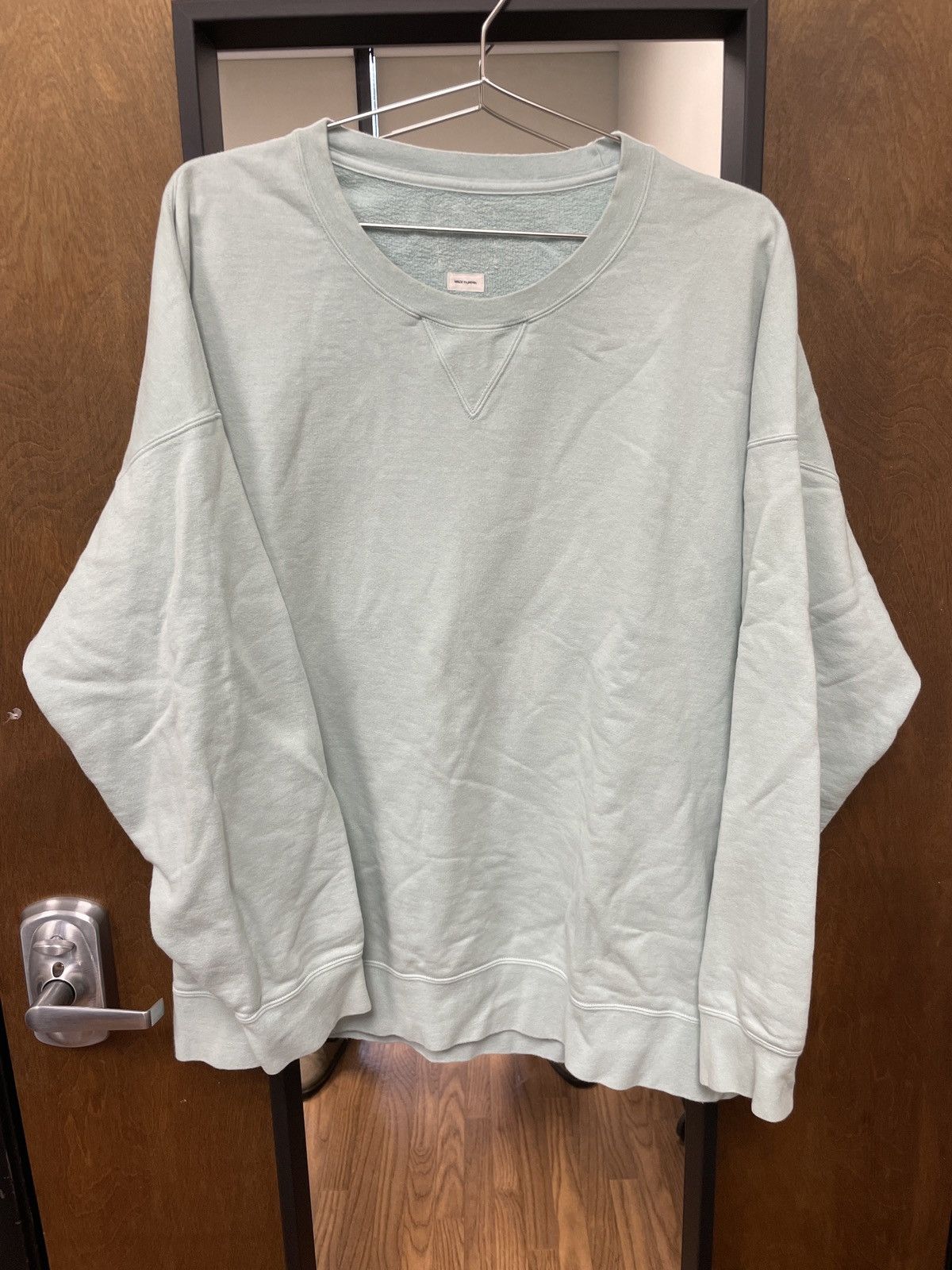 visvim jumbo sweatshirt natural dyed