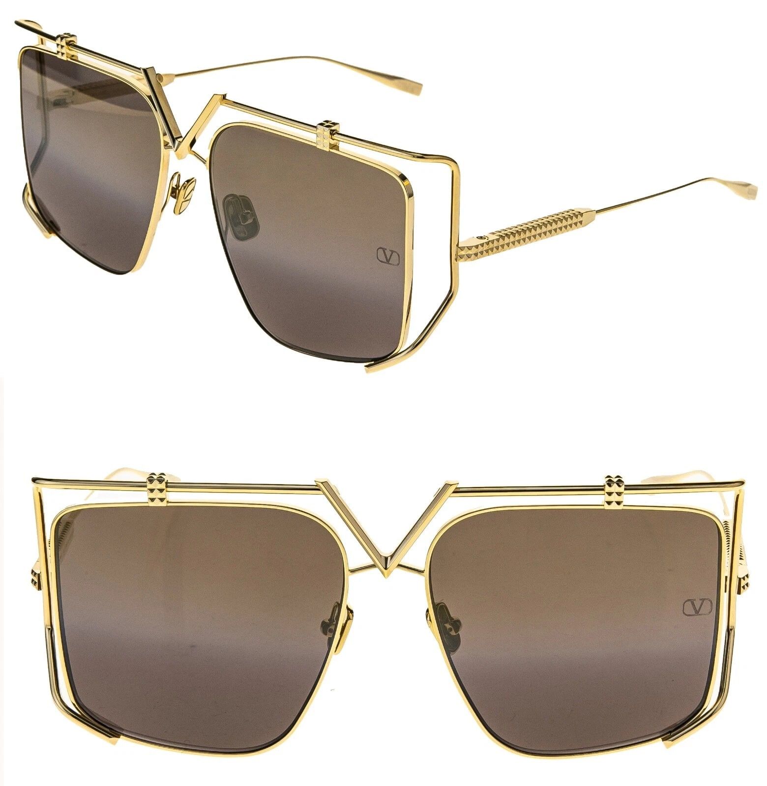Valentino VALENTINO V LIGHT VLS116 Gold Titanium VLS 116B Sunglass Size ONE SIZE - 1 Thumbnail