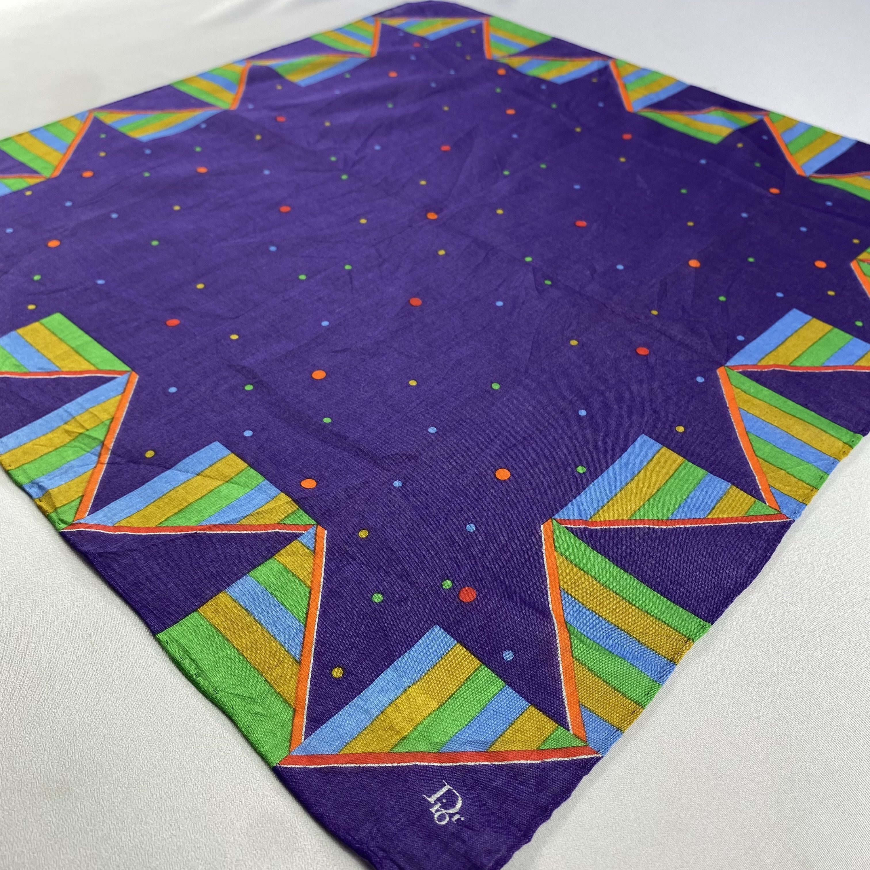 Vintage Dior Bandana/ Handkerchief / Neckerchief Size ONE SIZE - 2 Thumbnail