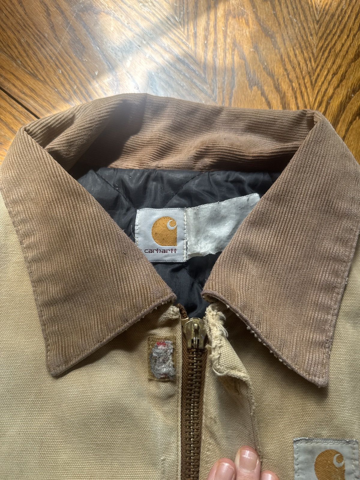 Carhartt Vintage Carhartt Detroit J02 Jacket -Heavy Patina, Thrashed Size US L / EU 52-54 / 3 - 5 Thumbnail