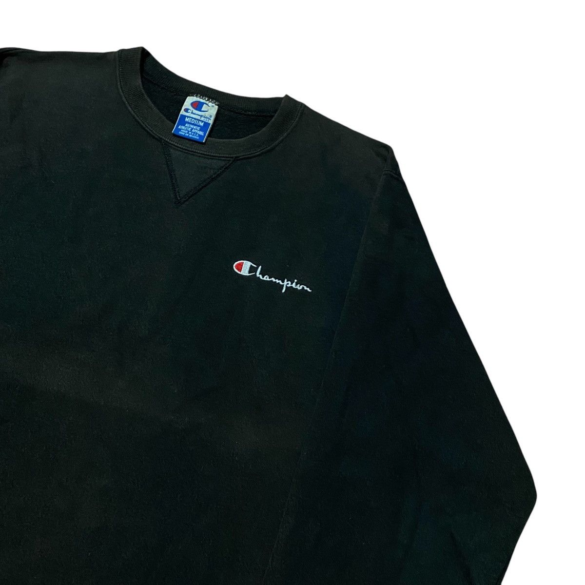 Champion × Vintage Vintage 90's Champion Small Logo Sweatshirts Embroidery Size US M / EU 48-50 / 2 - 3 Thumbnail