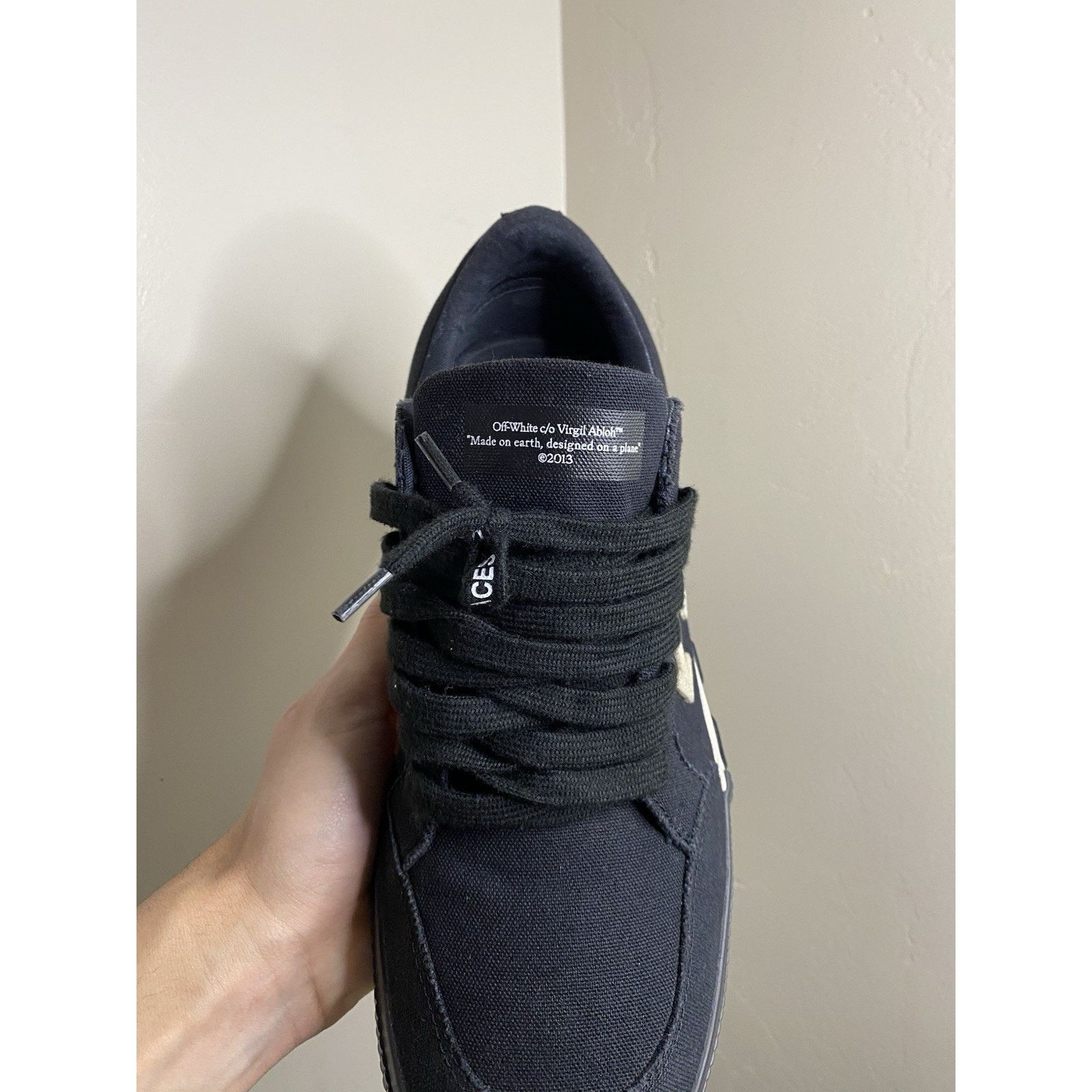 Off-White OFF-WHITE Vulc Low Canvas “black White” Size 12 US ( 45 EU ) Size US 12 / EU 45 - 15 Thumbnail
