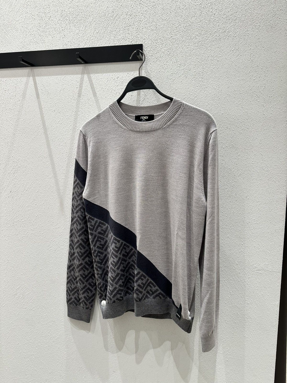 Fendi Fendi sweater (Grey/dark grey) Size US M / EU 48-50 / 2 - 1 Thumbnail