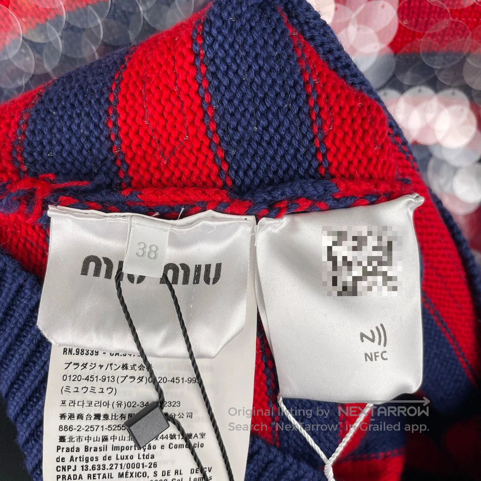Miu Miu Miu Miu Red and blue mixed color full sequin heavy duty to Size XS / US 0-2 / IT 36-38 - 7 Thumbnail