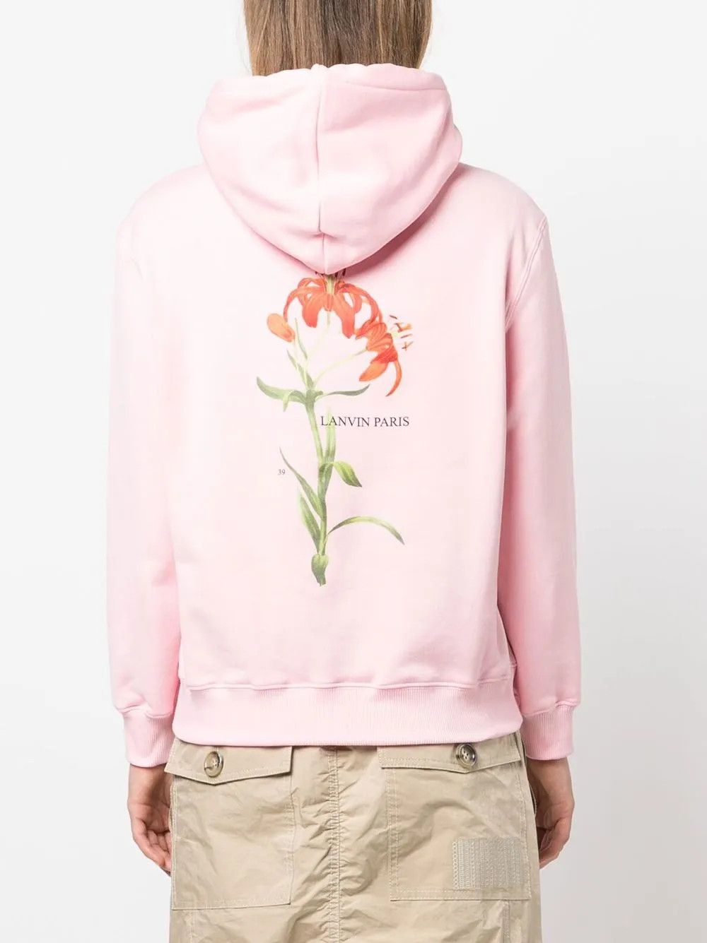 Lanvin o1y0326 Hoodie in Pink Size S / US 4 / IT 40 - 4 Thumbnail