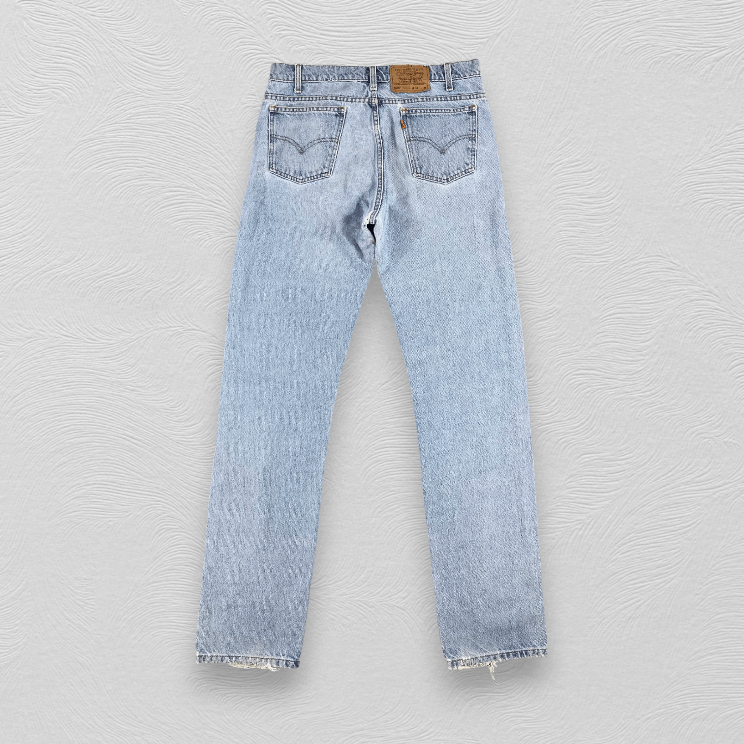 Levi's Vintage 90s Levis 505 Jeans Faded Blue Denim KJ619 Size US 34 / EU 50 - 2 Thumbnail
