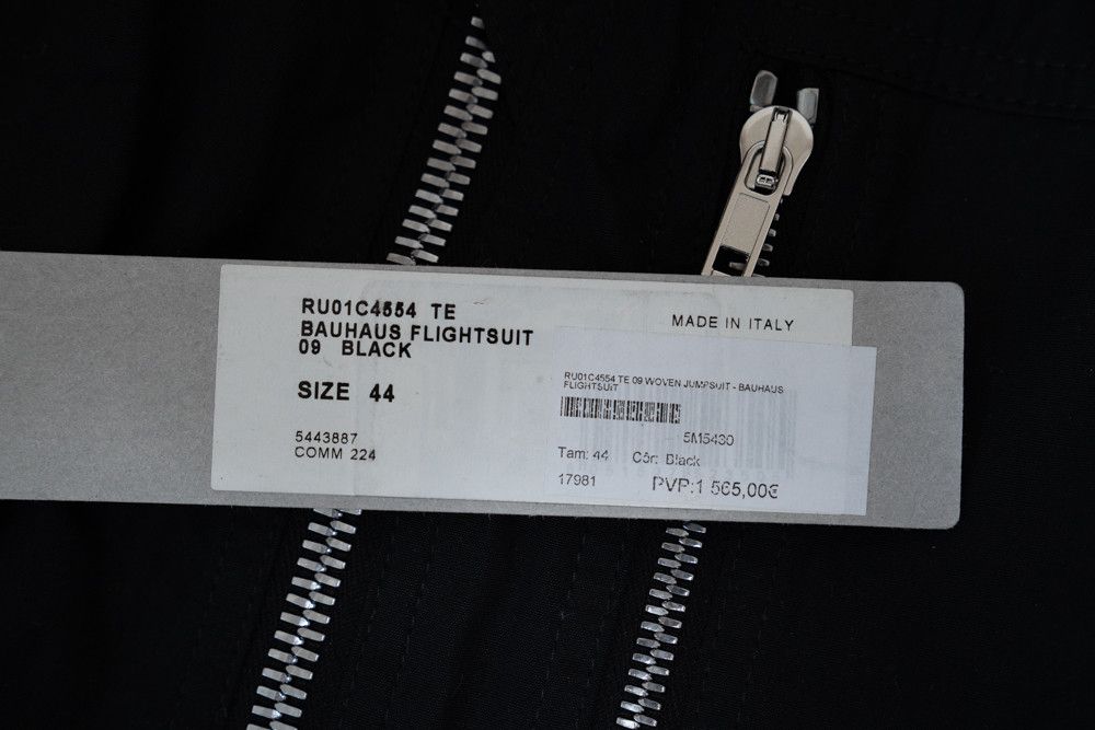 Rick Owens [NWT] Rick Owens SS23 EDFU Bauhaus Flightsuit – Size 44 Size US 28 / EU 44 - 18 Thumbnail