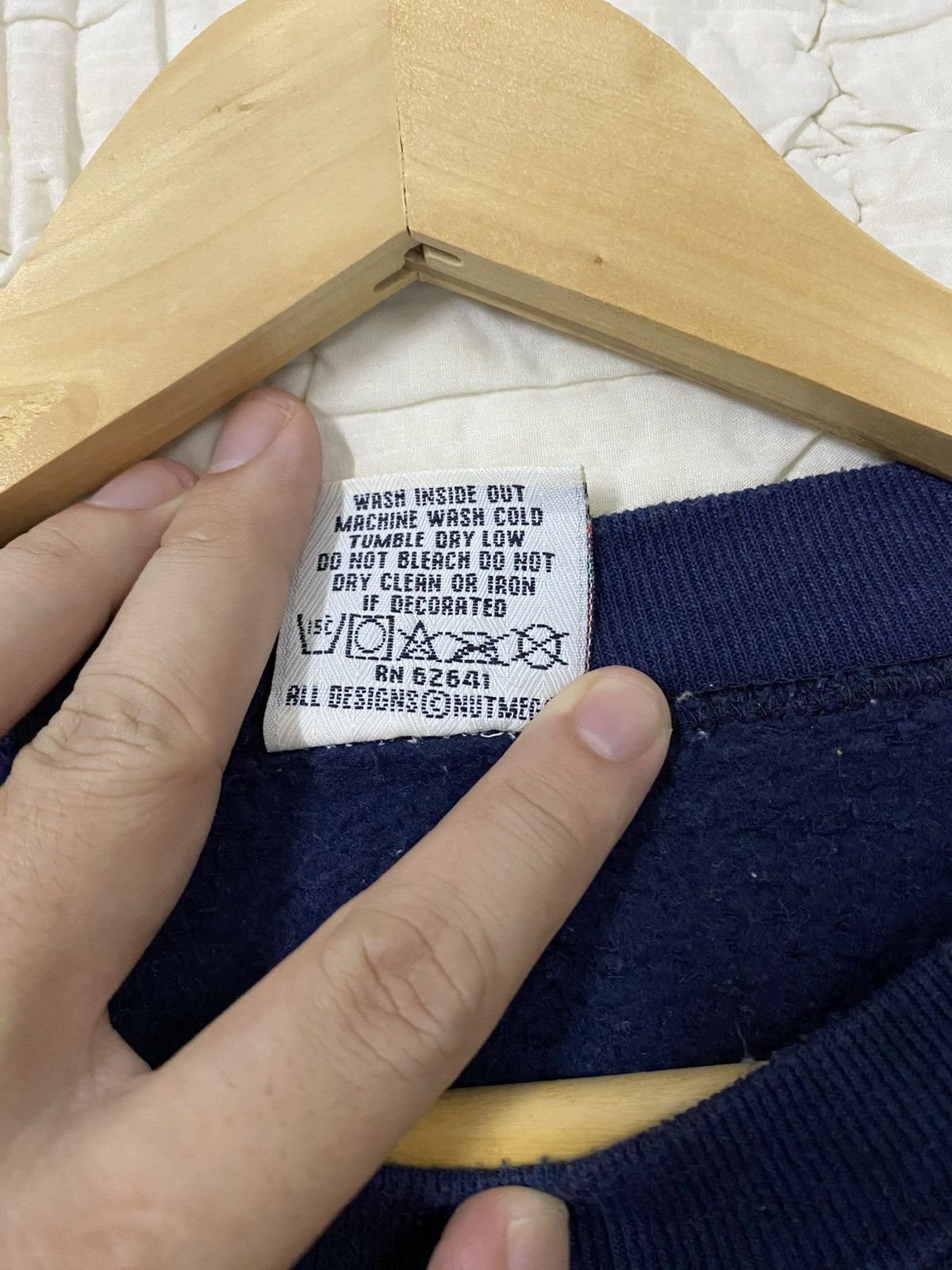 NFL Vintage Dallas Cowboys Big Logo Sweatshirt by Nutmeg | L | Size US L / EU 52-54 / 3 - 7 Thumbnail
