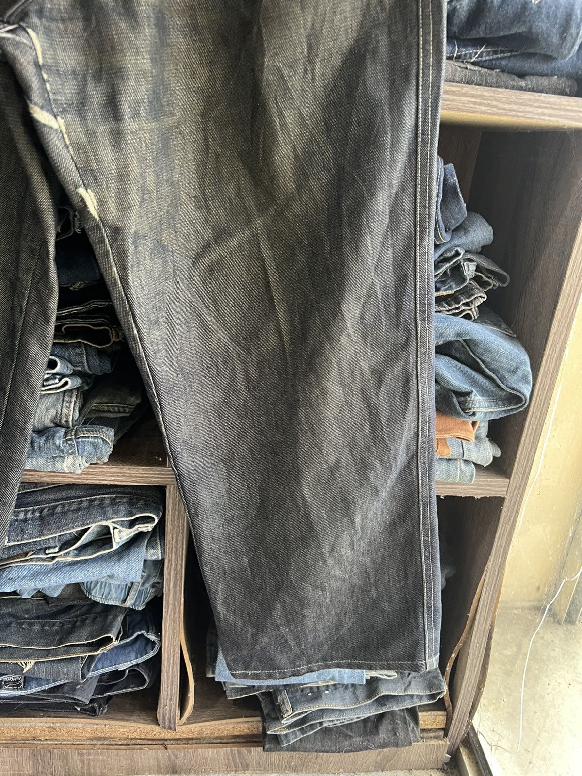 Other 🔥Made in Italy Psycho Cowboy Distressed Baggy Denim Size US 34 / EU 50 - 5 Thumbnail