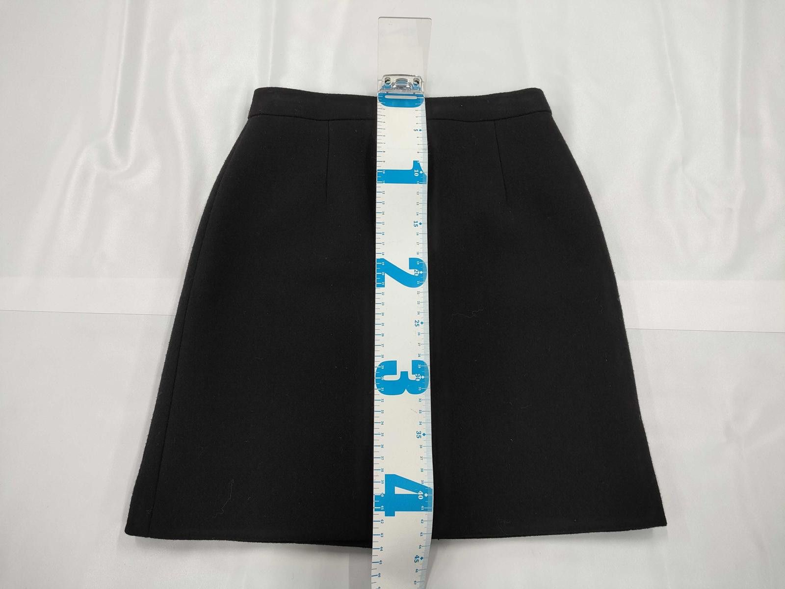 Designer Balenciaga Paris Black Skirt Size 30" / US 8 / IT 44 - 2 Thumbnail