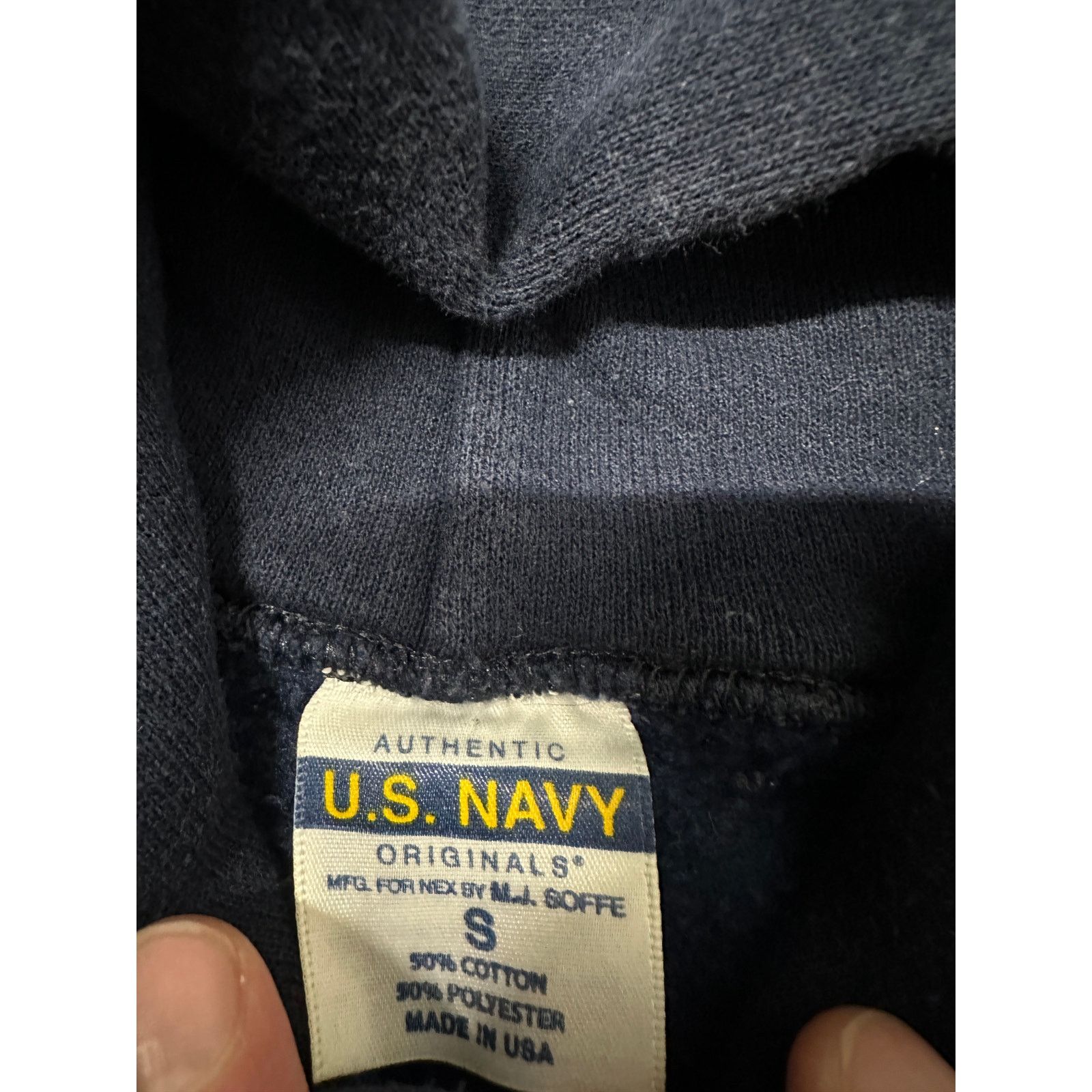 Other Vintage Mens Navy Hoodie Small Size US S / EU 44-46 / 1 - 3 Thumbnail