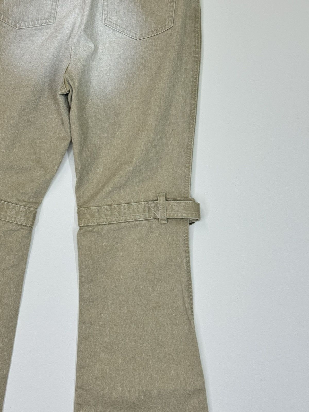 Hysteric Glamour × Japanese Brand × Vintage Flare Livre Claire Stretch Bondage Tornado Mart Style Size US 26 / EU 42 - 11 Thumbnail