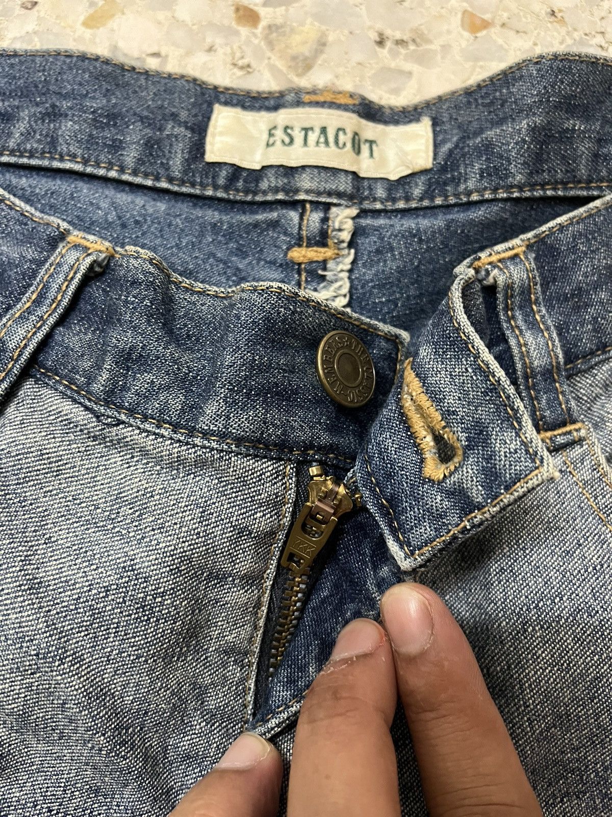 Vintage Vintage Japanese brand ESTACOT design hagi Flare Jeans Size US 28 / EU 44 - 3 Thumbnail