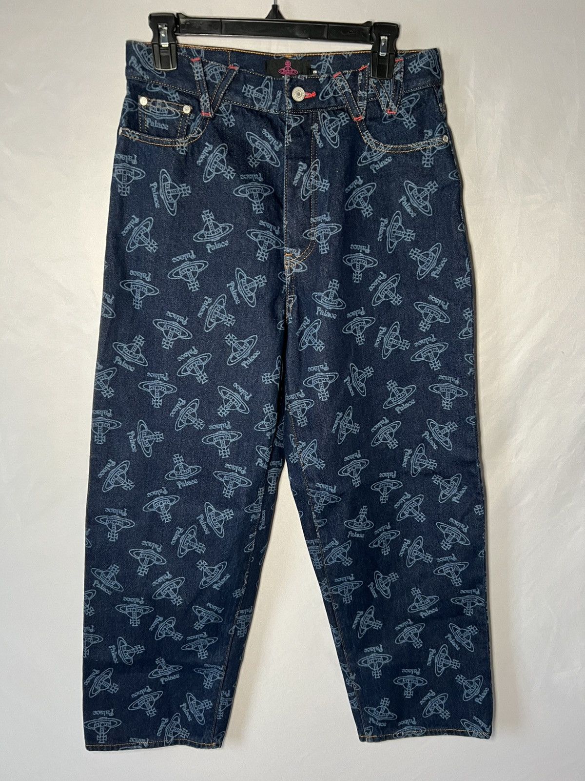 Palace × Vivienne Westwood Vivienne Westwood x Palace Logo Denim Jeans Size US 28 / EU 44 - 1 Thumbnail