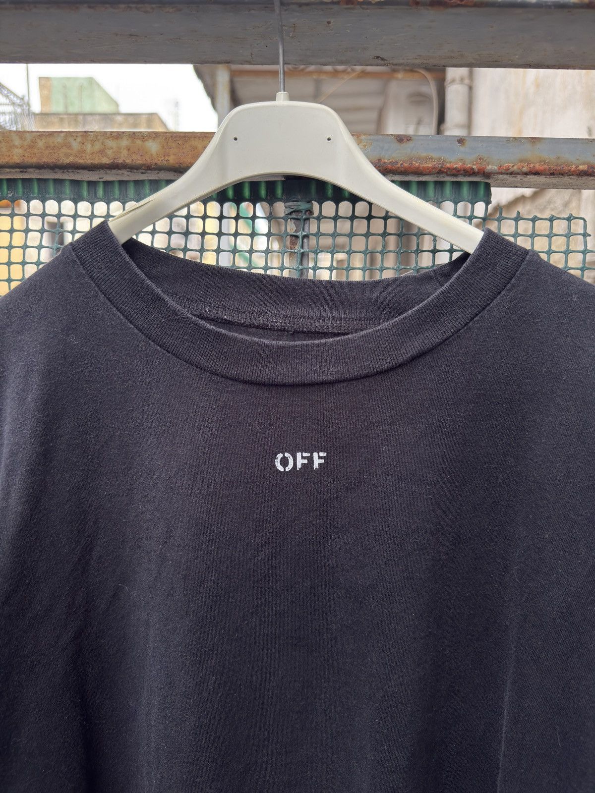 Off-White Off-White Stencil Arrows Black T Shirt Size US S / EU 44-46 / 1 - 5 Thumbnail