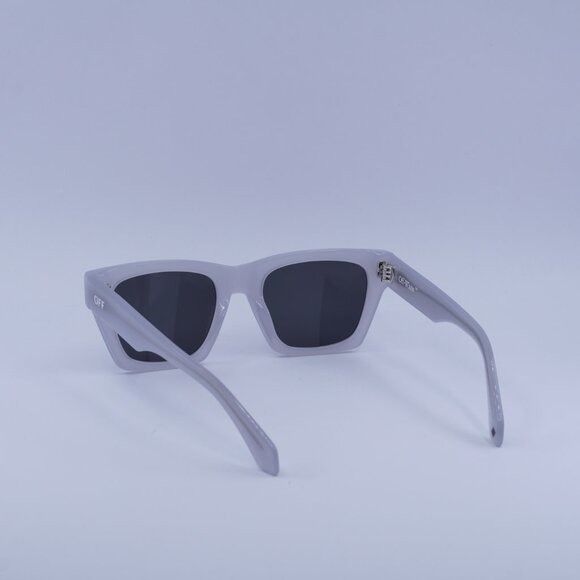 Off-White Off-White OOERI13X VALDEZ 0907 Sunglasses Grey Square Frame Size ONE SIZE - 8 Thumbnail