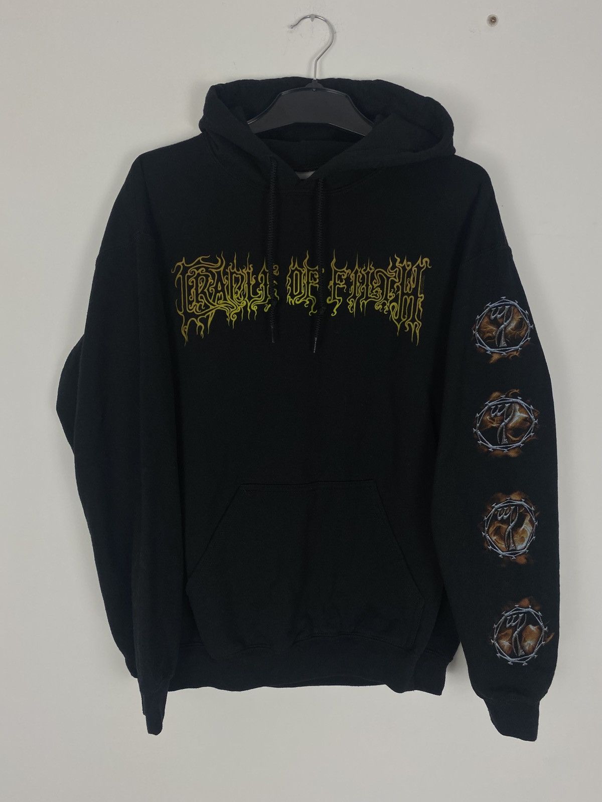 Band Tees Cradle of Filth Nypmhetamine 2021 Hoodie Vintage M gildan Size US M / EU 48-50 / 2 - 2 Thumbnail
