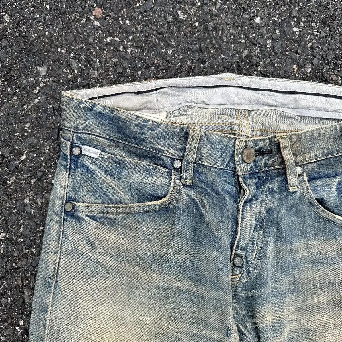 FACTOTUM 💥STEALS💥FACTOTUM JEANS REDLINE HIDDEN RIVET SELVEDGE PANTS Size US 29 - 3 Thumbnail