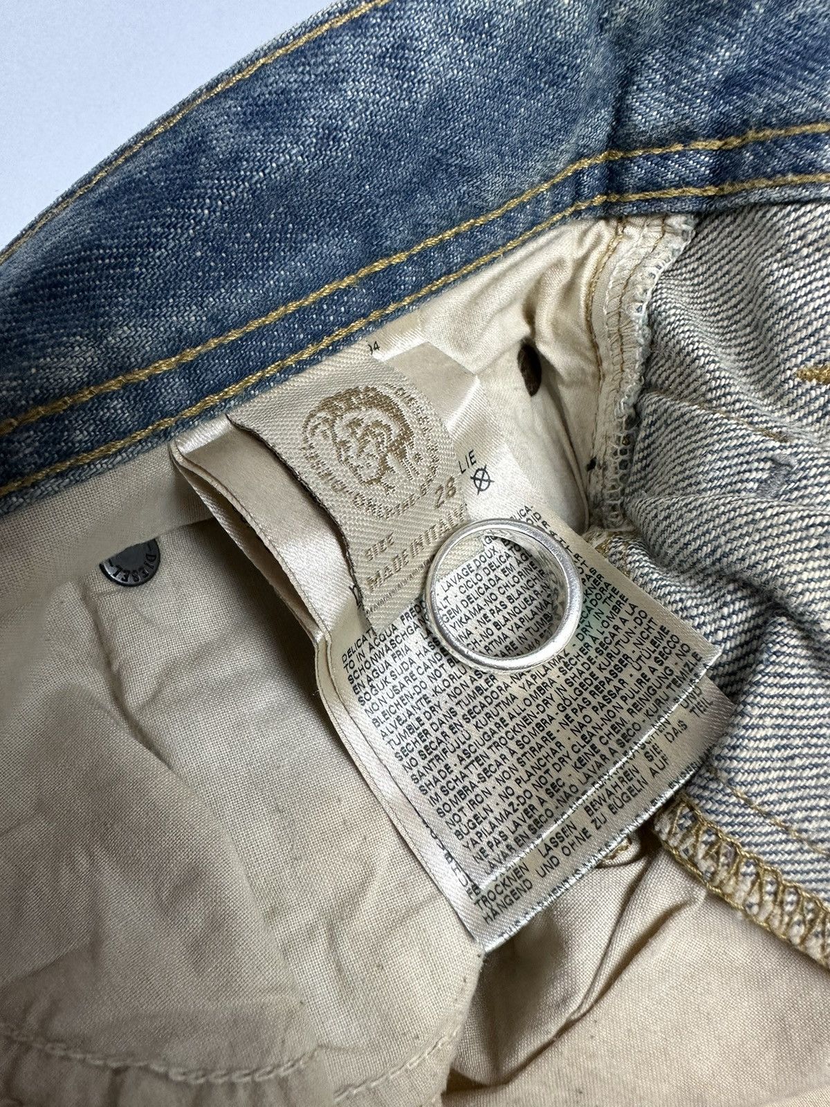 Diesel Distressed Diesel Rust Look Denim Size US 32 / EU 48 - 10 Thumbnail
