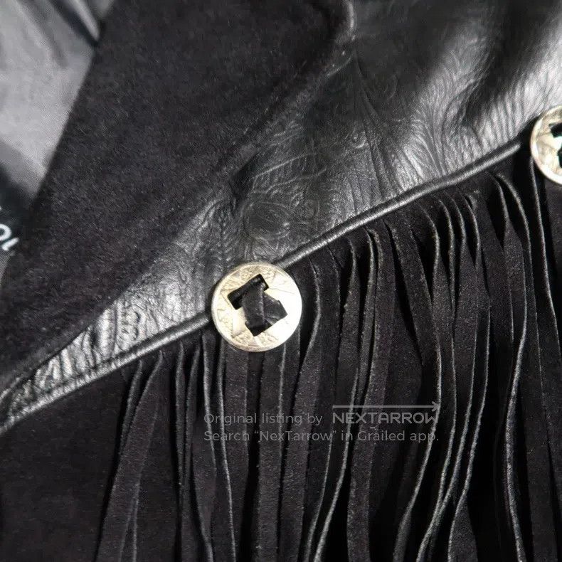 Schott Schott Medieval tassel dark pattern relief suede spliced l Size US S / EU 44-46 / 1 - 4 Thumbnail