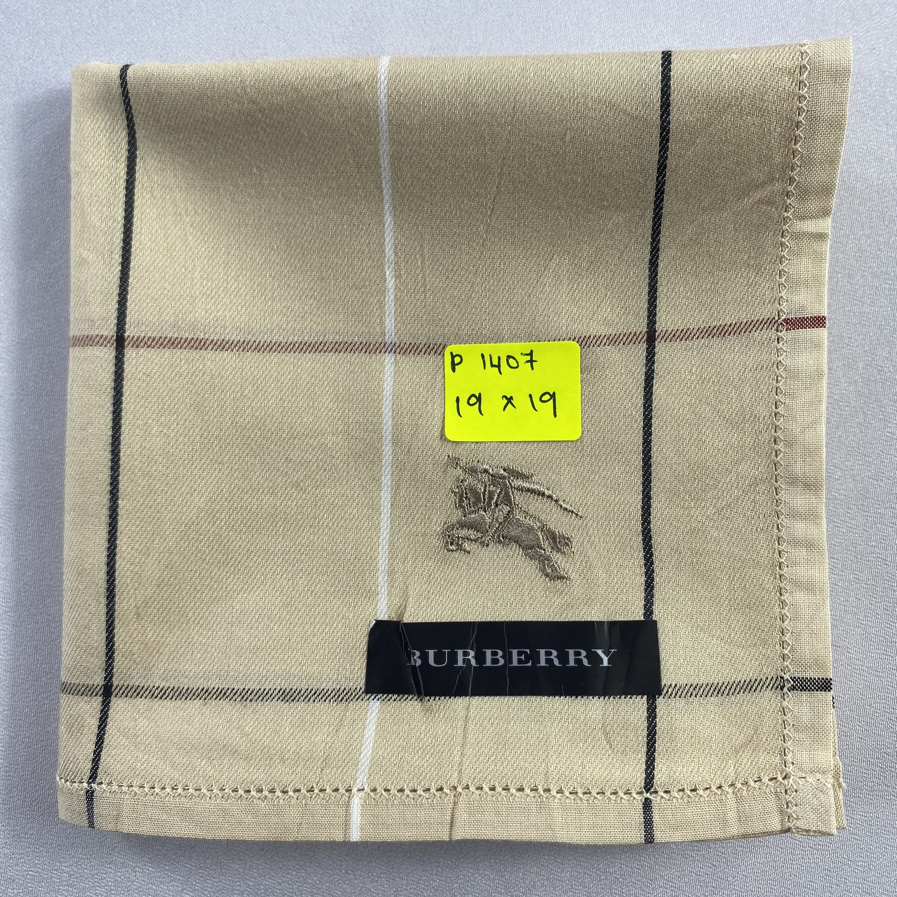 Burberry × Vintage Burberry Handkerchief / Neckerchief / Bandana-P1407 Size ONE SIZE - 5 Thumbnail