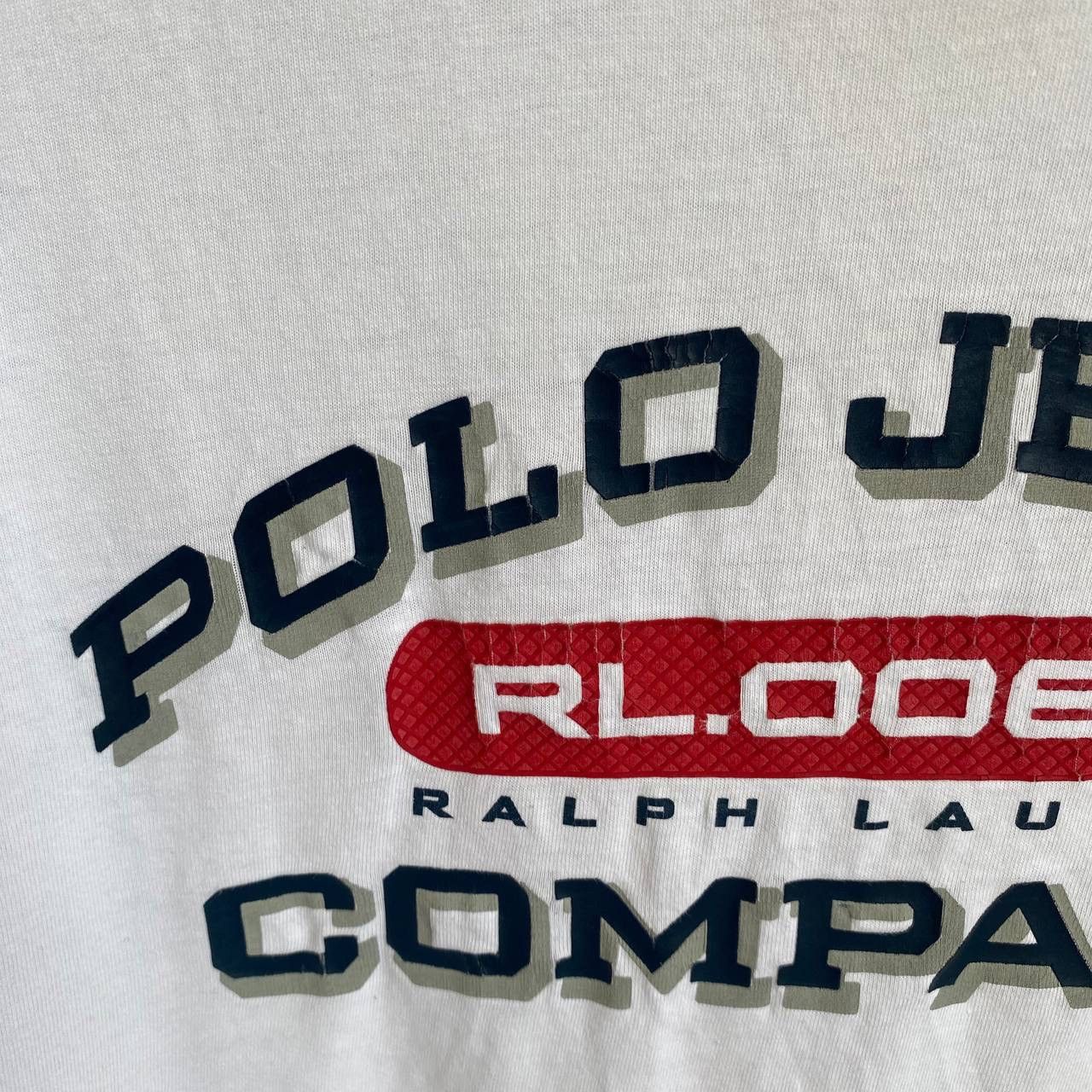 Polo Ralph Lauren × Vintage Vintage Polo Ralph Lauren Big Logo Streetwear y2k tee Size US L / EU 52-54 / 3 - 3 Thumbnail