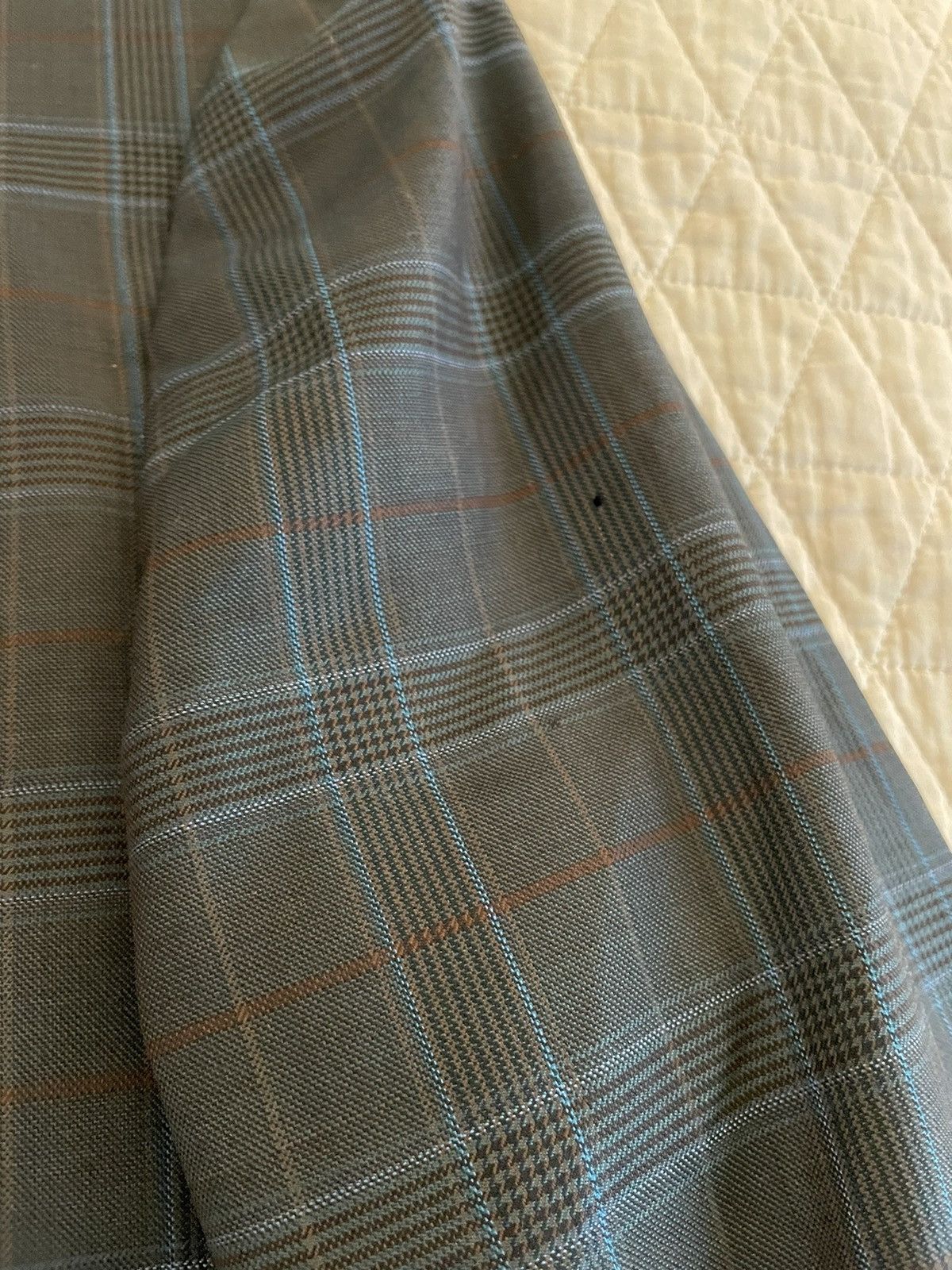 Isaia Super 120's Wool Plaid Sport Coat Size 40S - 11 Thumbnail