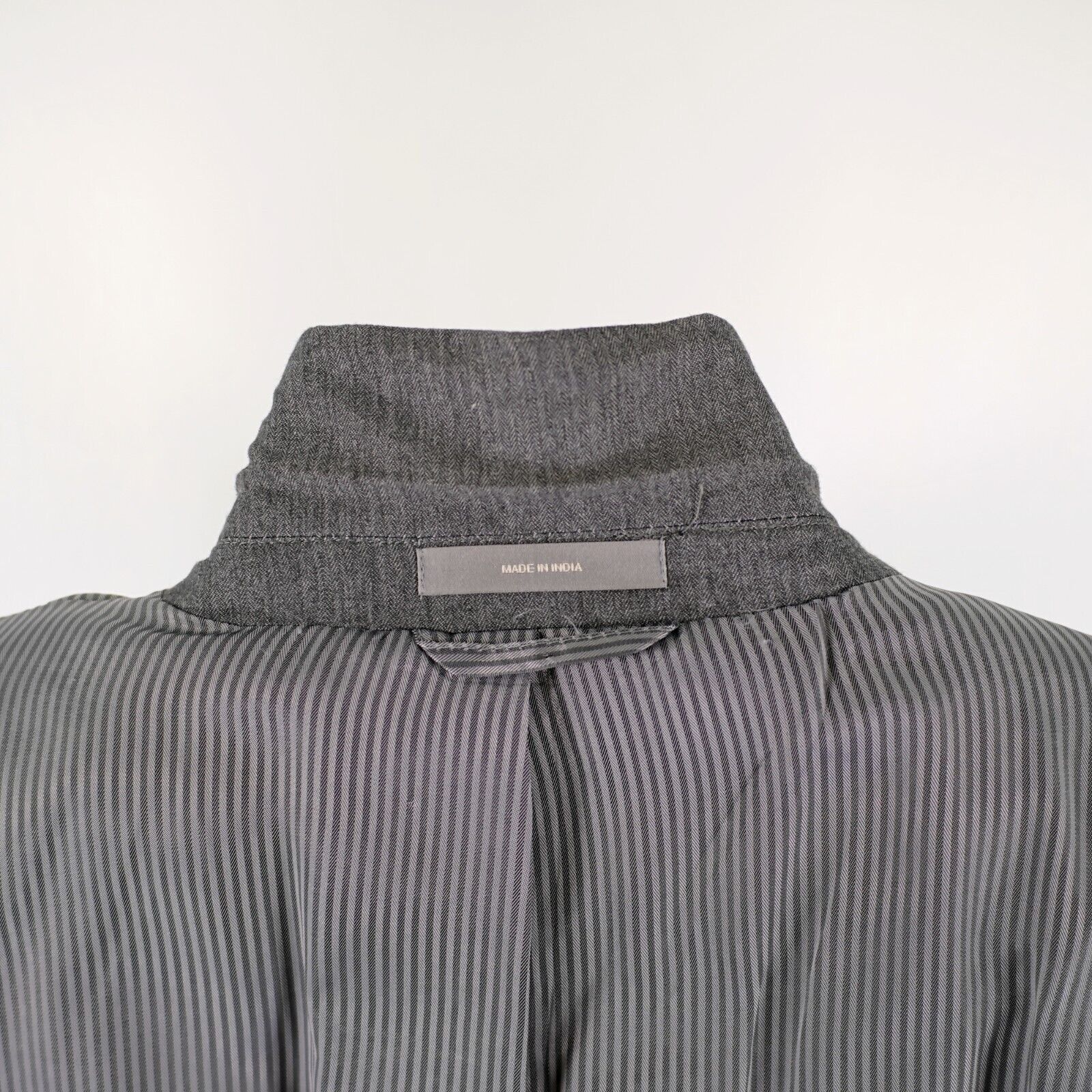 Joseph Abboud Joe Joseph Abboud Polyester Gray Herringbone 2 Button 2 Piec Size 42R - 12 Thumbnail