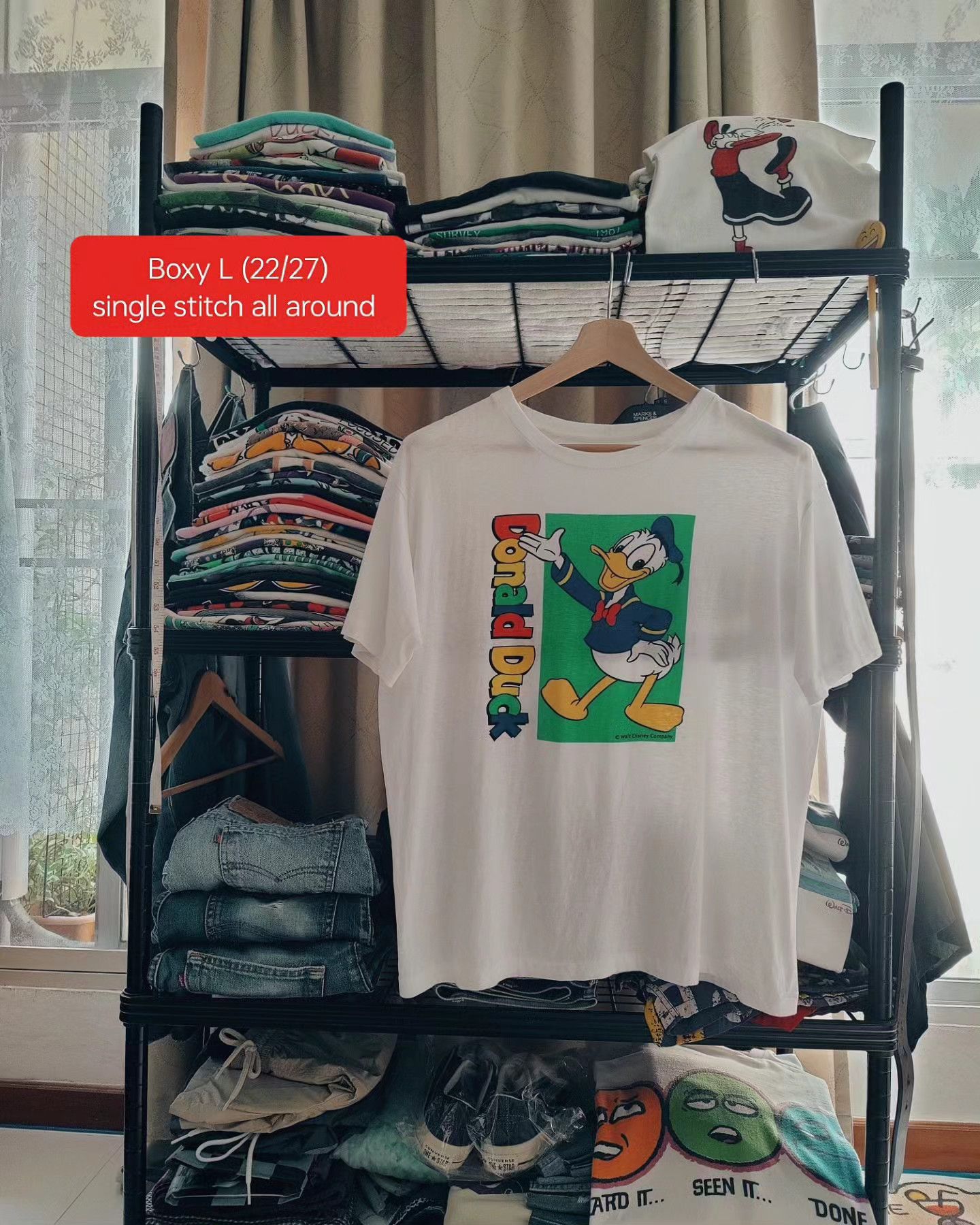 Disney × Vintage vintage 90s - Donald Duck Size US L / EU 52-54 / 3 - 6 Thumbnail