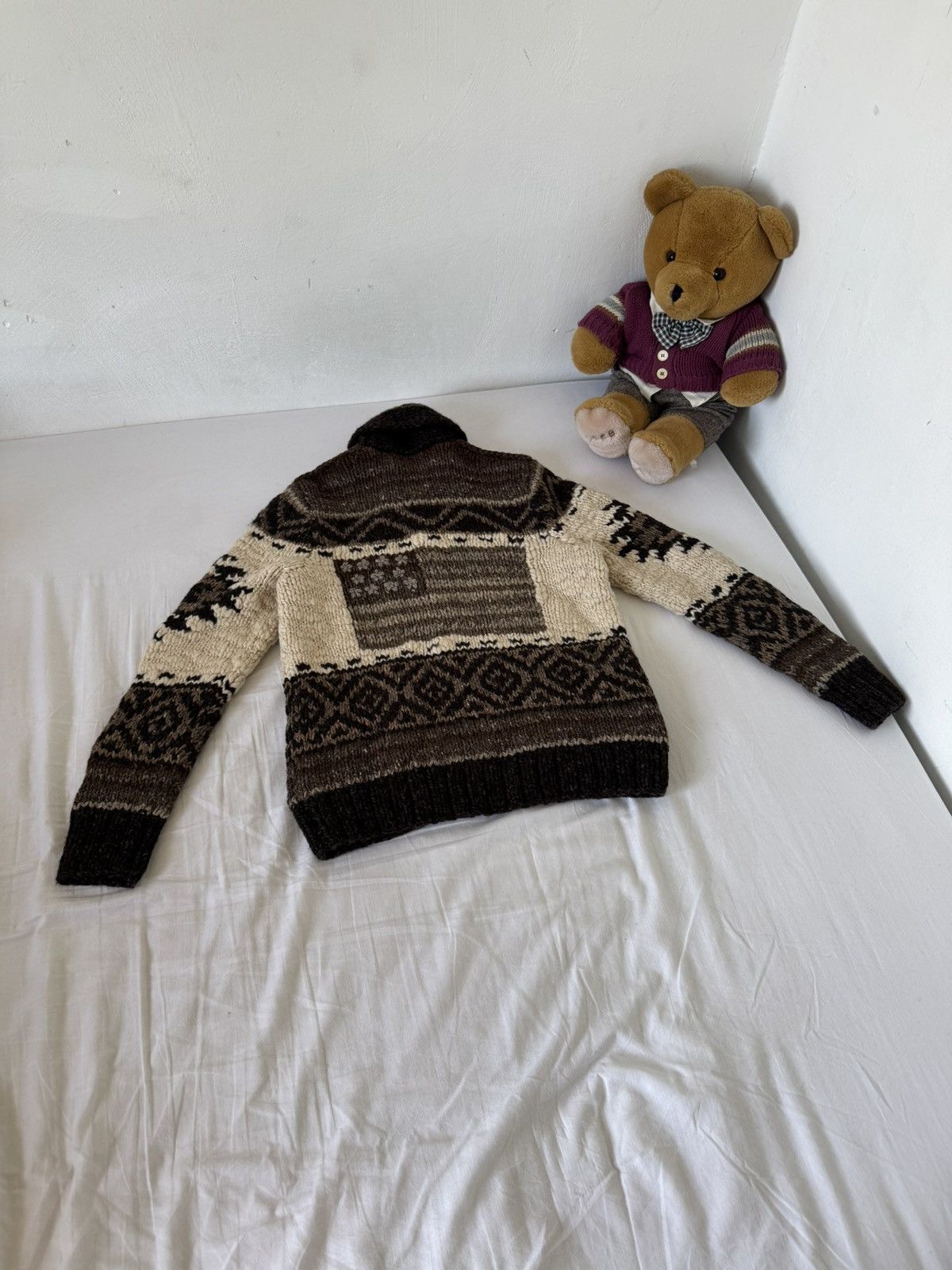 Ralph Lauren Ralph Lauren handknit buffalo bison cardigan Size US S / EU 44-46 / 1 - 4 Thumbnail