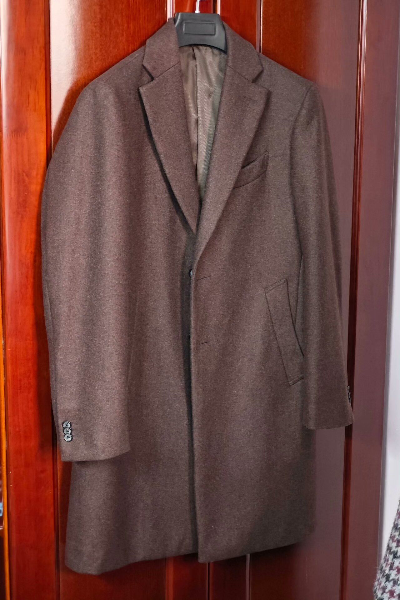 Japanese Brand Custom Italian Wool Blend Overcoat Size US M / EU 48-50 / 2 - 1 Thumbnail