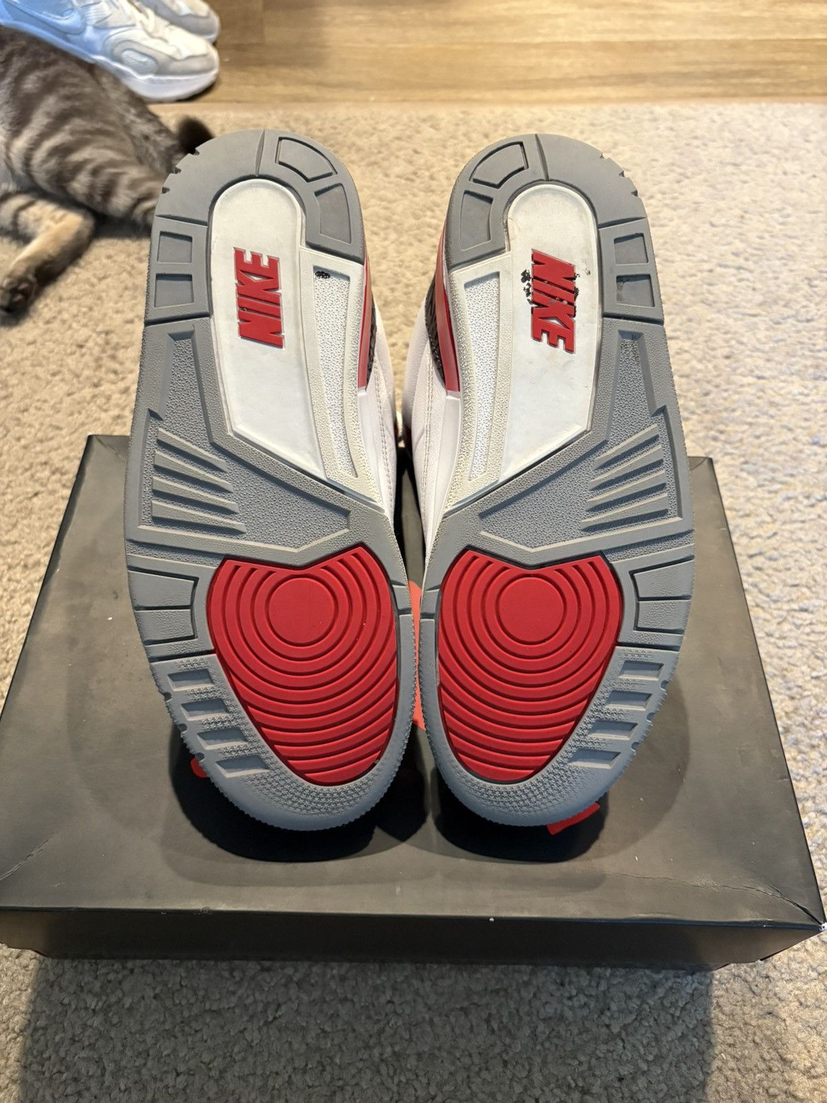 Jordan Brand Jordan 3 fire red size 8.5 Size US 8.5 / EU 41-42 - 4 Thumbnail