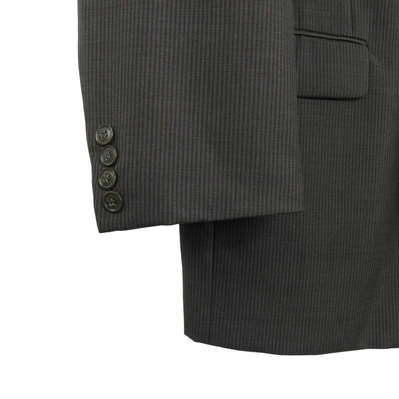 Andrew Fezza Andrew Fezza Men's Charcoal Gray Suit Jacket 46R Size 46R - 4 Thumbnail