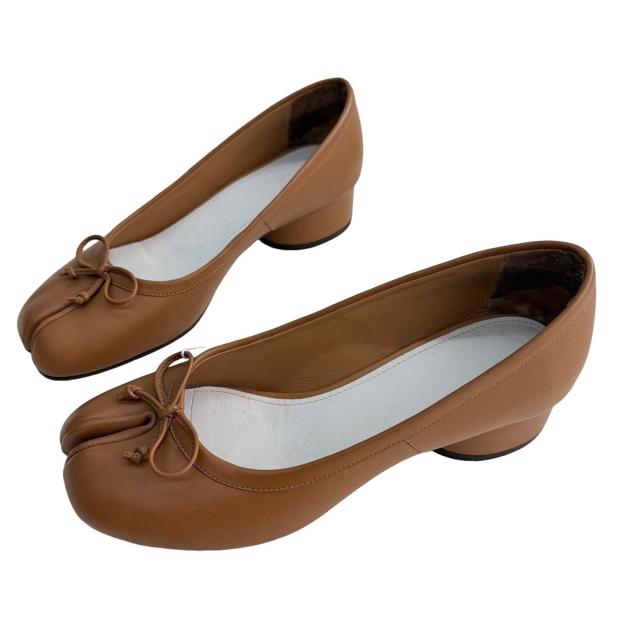 Maison Margiela Maison Margiela Tabi Leather Bow Pumps Size 37 Size US 7 / IT 37 - 1 Thumbnail