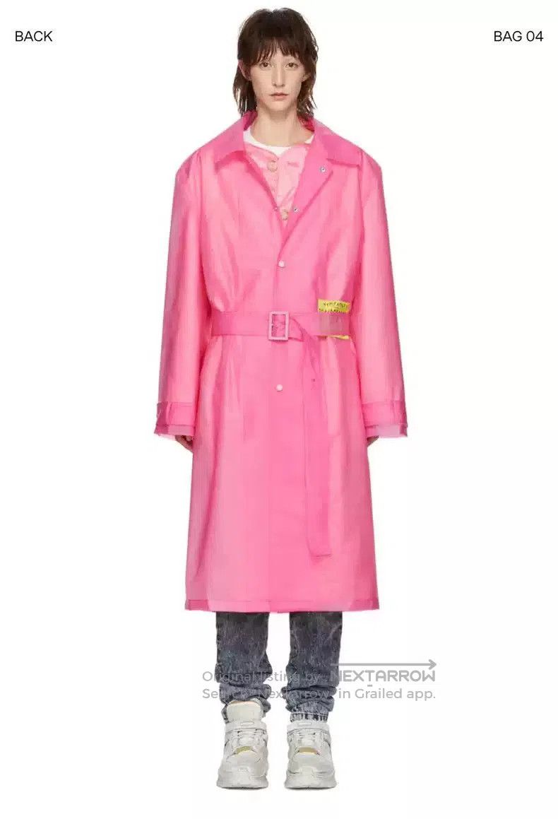 Martine Rose Martine Rose pink-cotton trench coat. Size US S / EU 44-46 / 1 - 6 Thumbnail