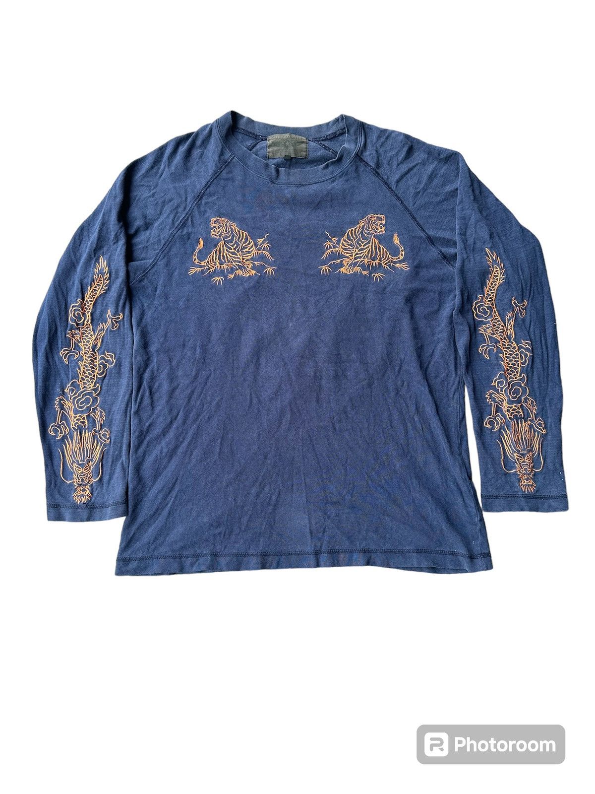 Japanese Brand Tiger Embroidery X Japanese brand Size US L / EU 52-54 / 3 - 2 Thumbnail