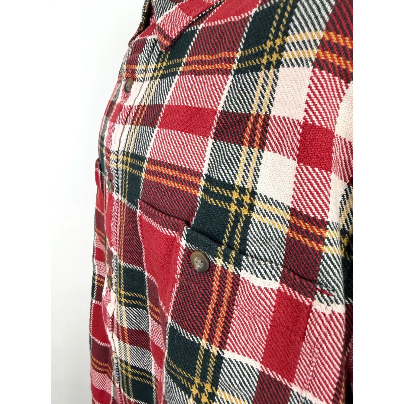 Eddie Bauer VINTAGE Eddie Bauer Flannel Shirt Men M Oversized Heavyweight Red Plaid Button-Up Size US M / EU 48-50 / 2 - 6 Thumbnail