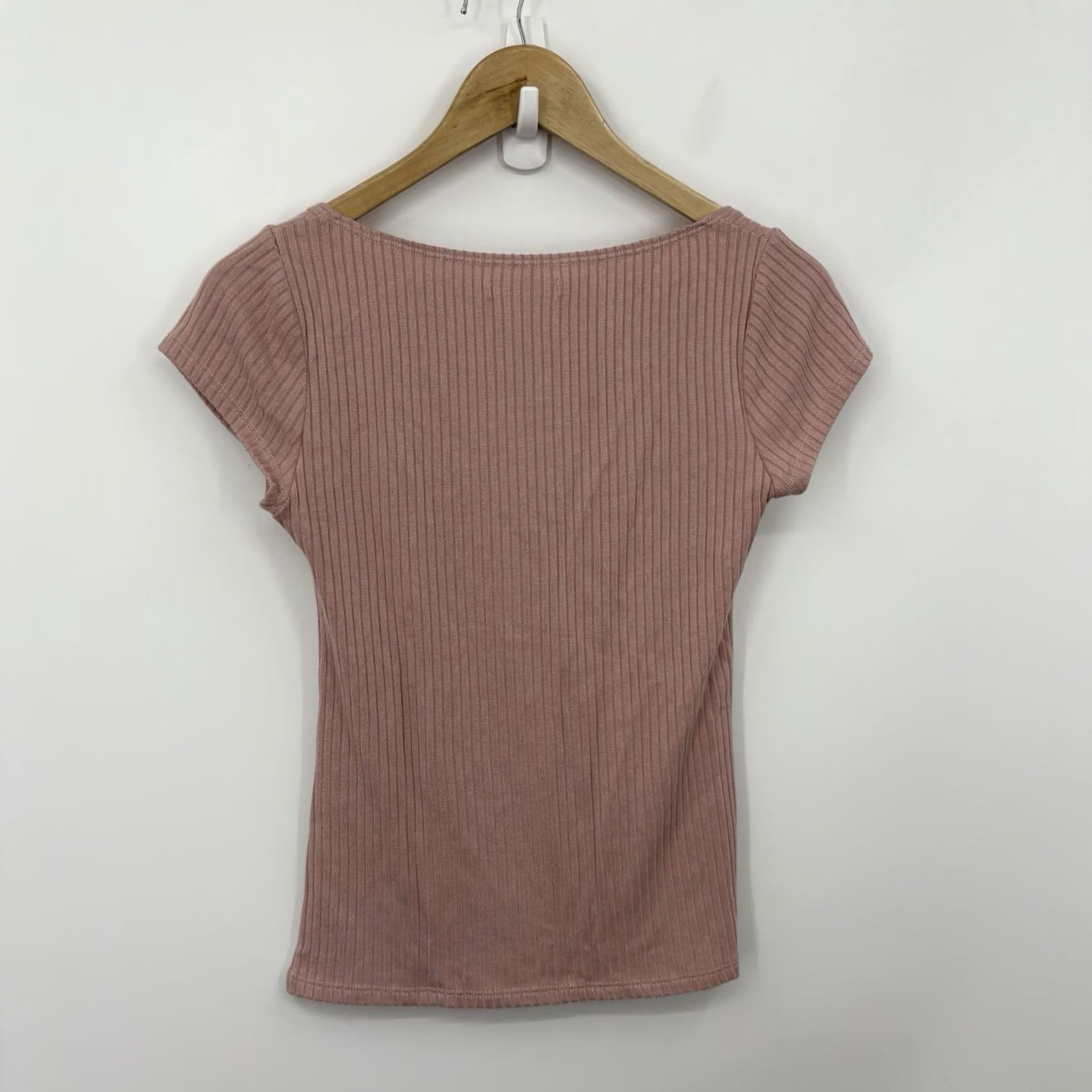 Reformation Reformation Top Small Pink Soft Crop Stretch Luxury Capsule Parisian Coquette Shirt Womens XS? Size S / US 4 / IT 40 - 8 Thumbnail