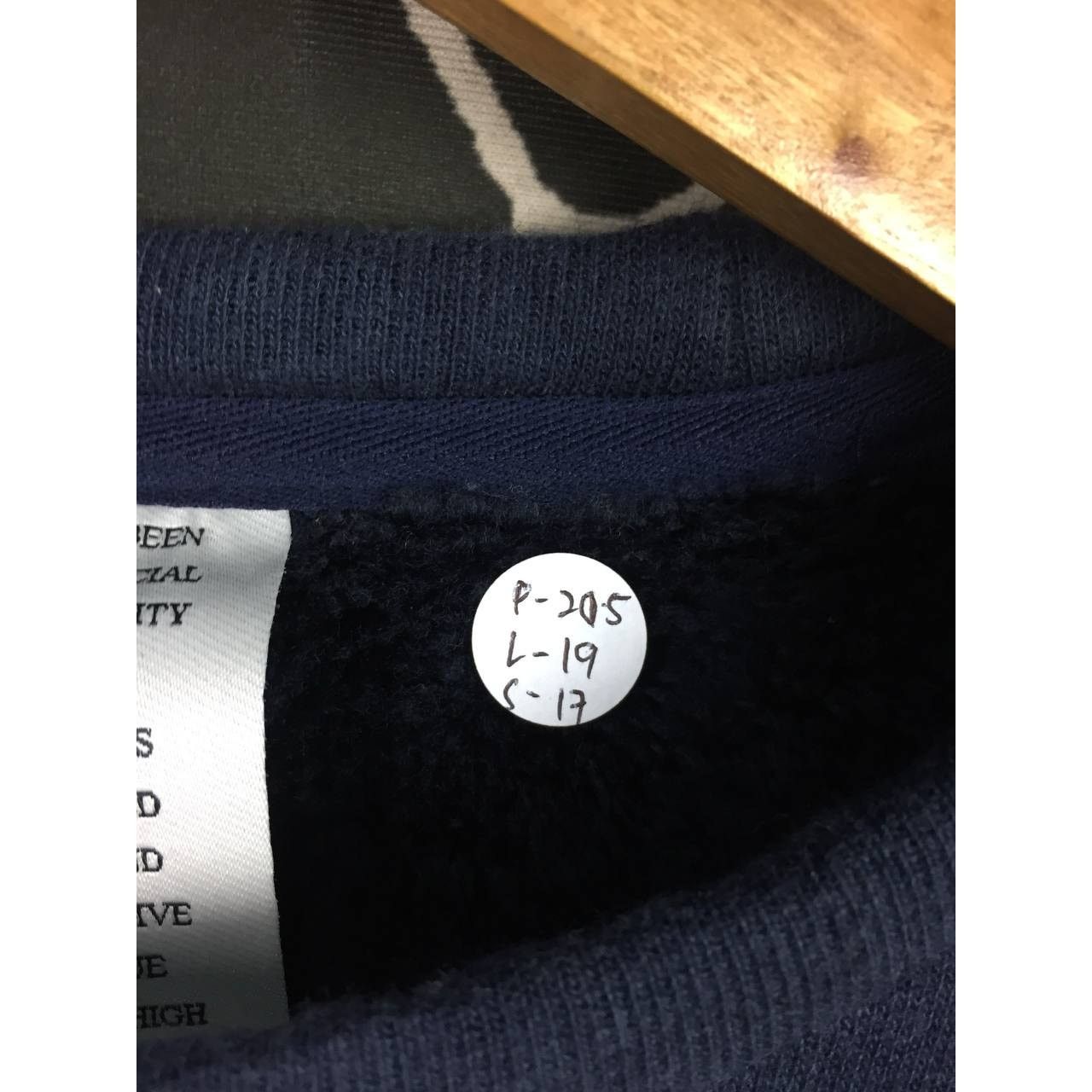 Fad Three × Japanese Brand Fadthree Frayed Denim Patch Crewneck Sweatshirt Free Size Size US S / EU 44-46 / 1 - 12 Thumbnail